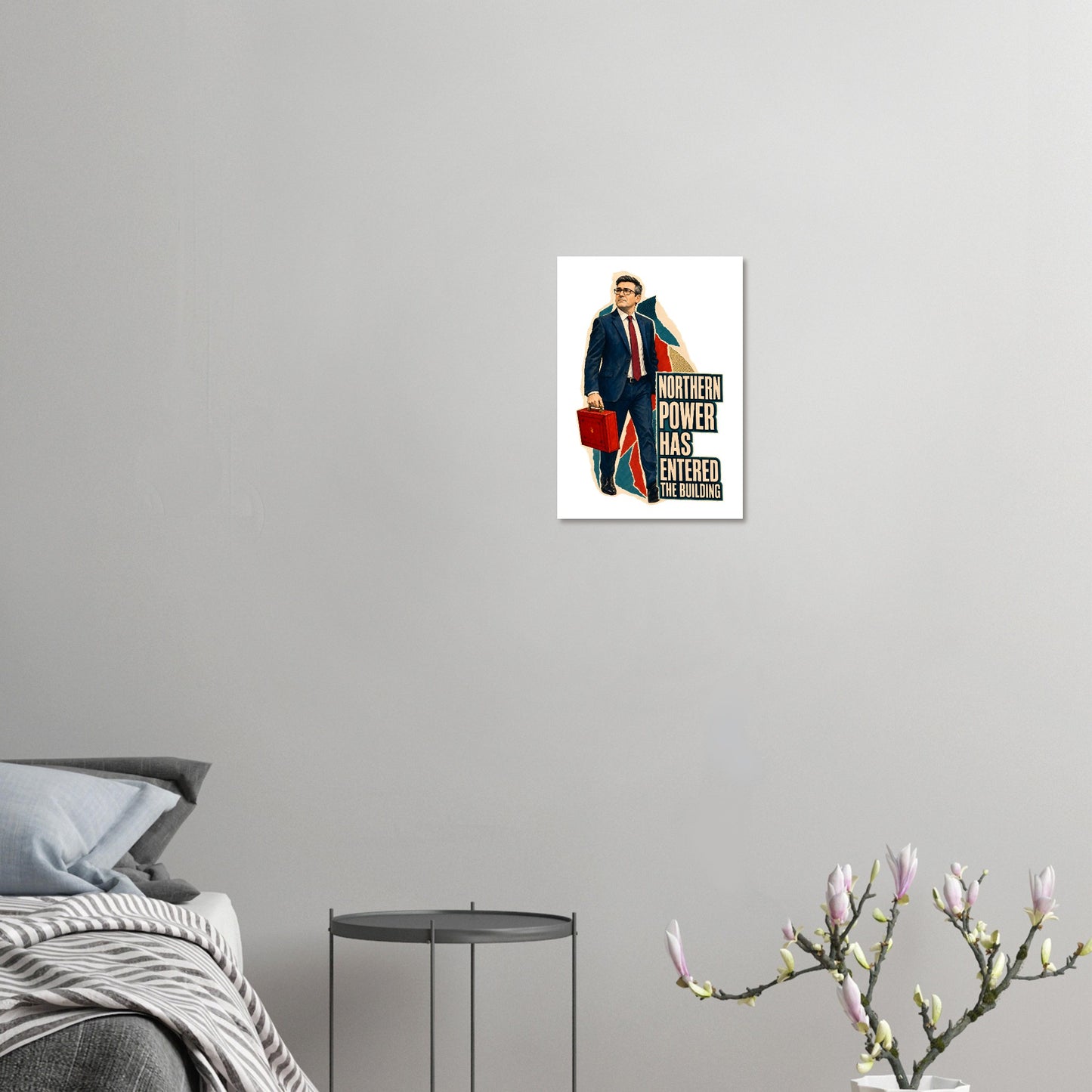 Northern Power Has Entered the Building Tote Bag Poster — product view 7