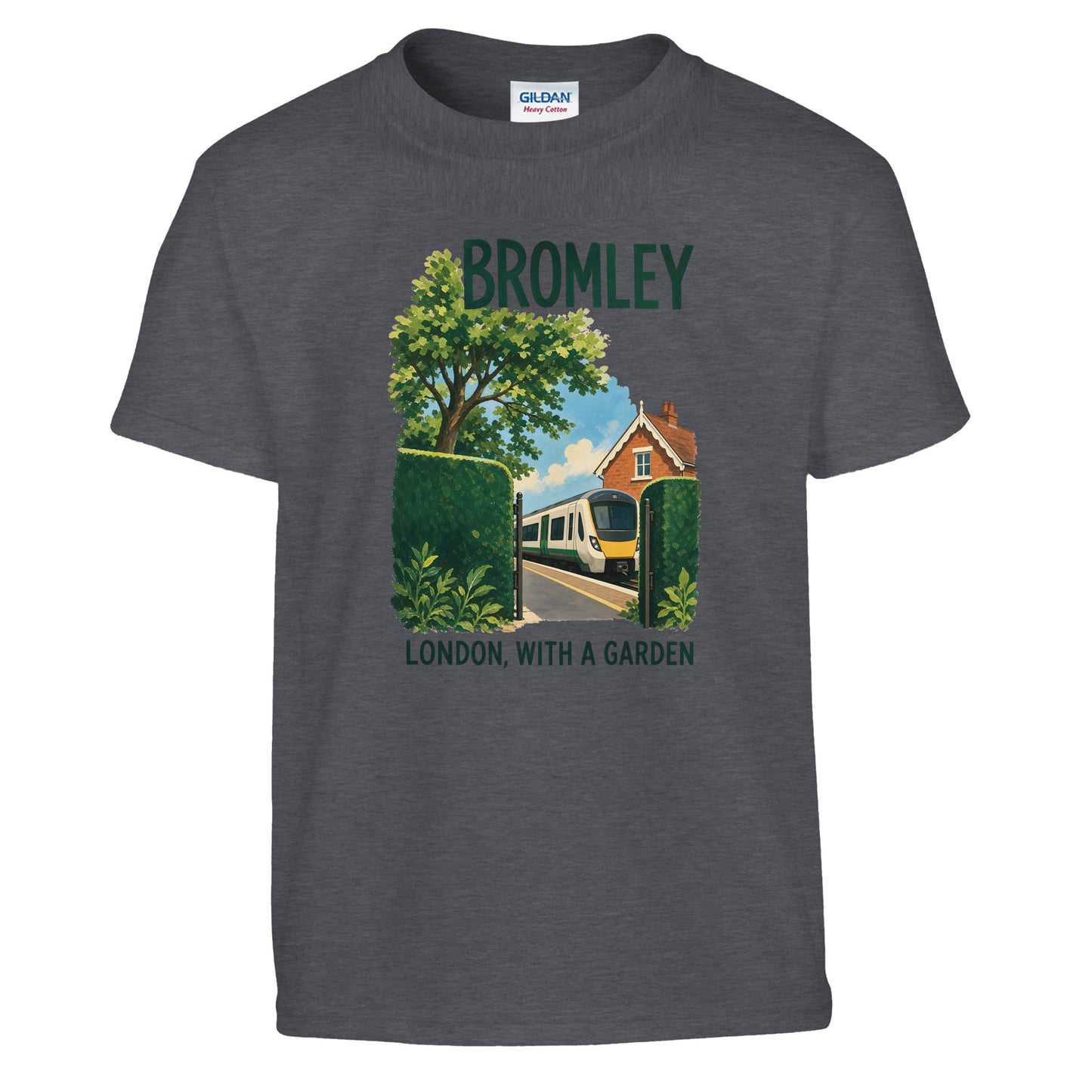 Bromley: London with a Garden Kids' T-shirt — product view 12