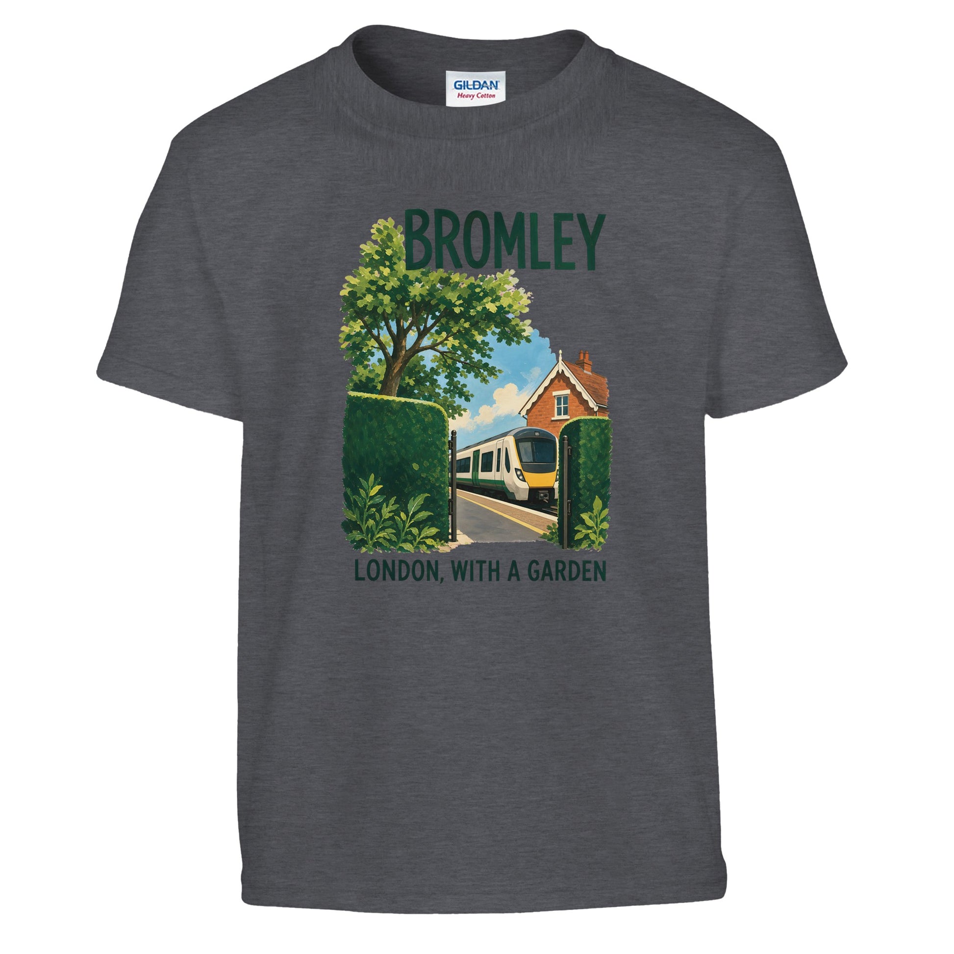 Bromley: London with a Garden Kids' T-shirt — product view 12
