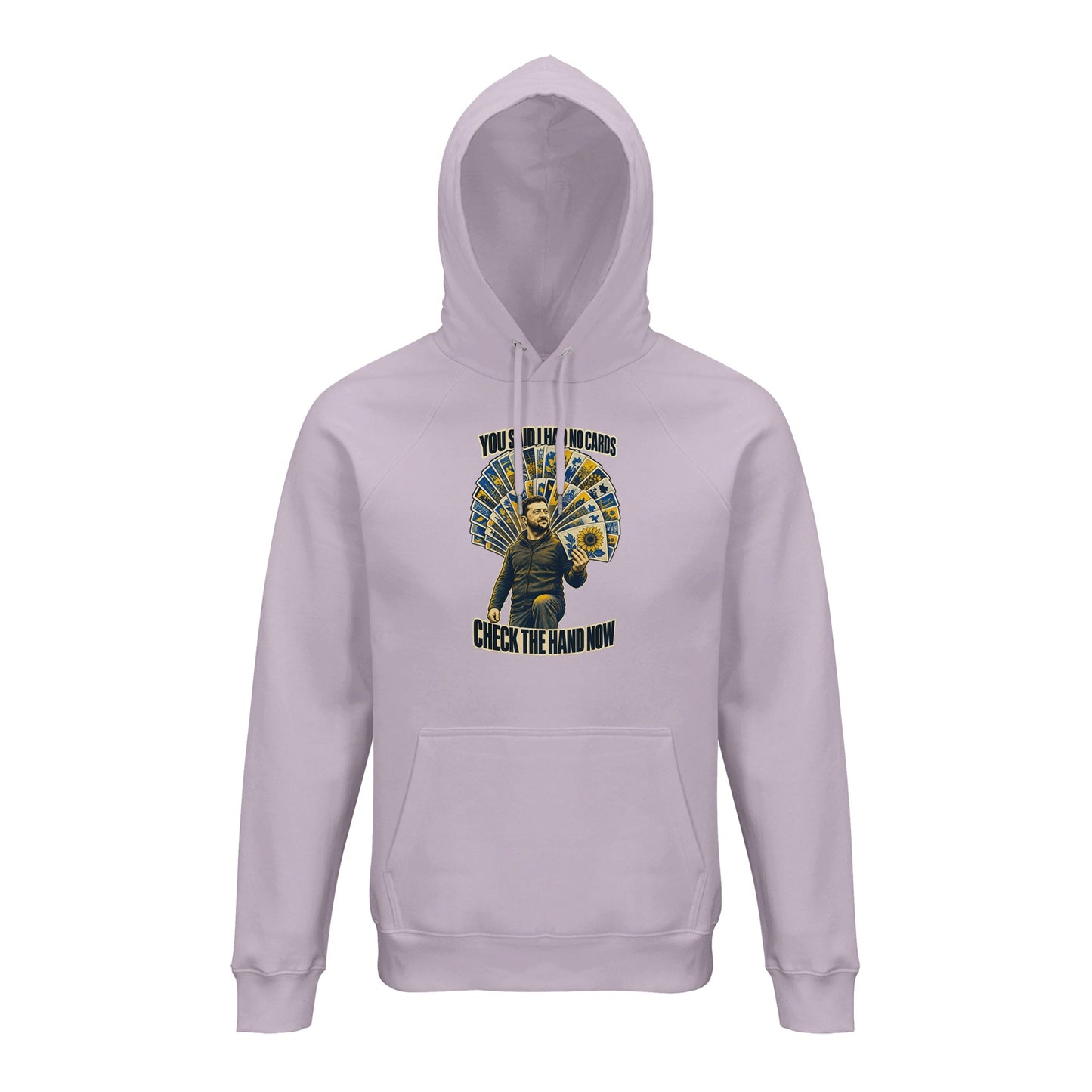 You Said I Had No Cards – Zelenskyy Satire Hoodie — product view 11