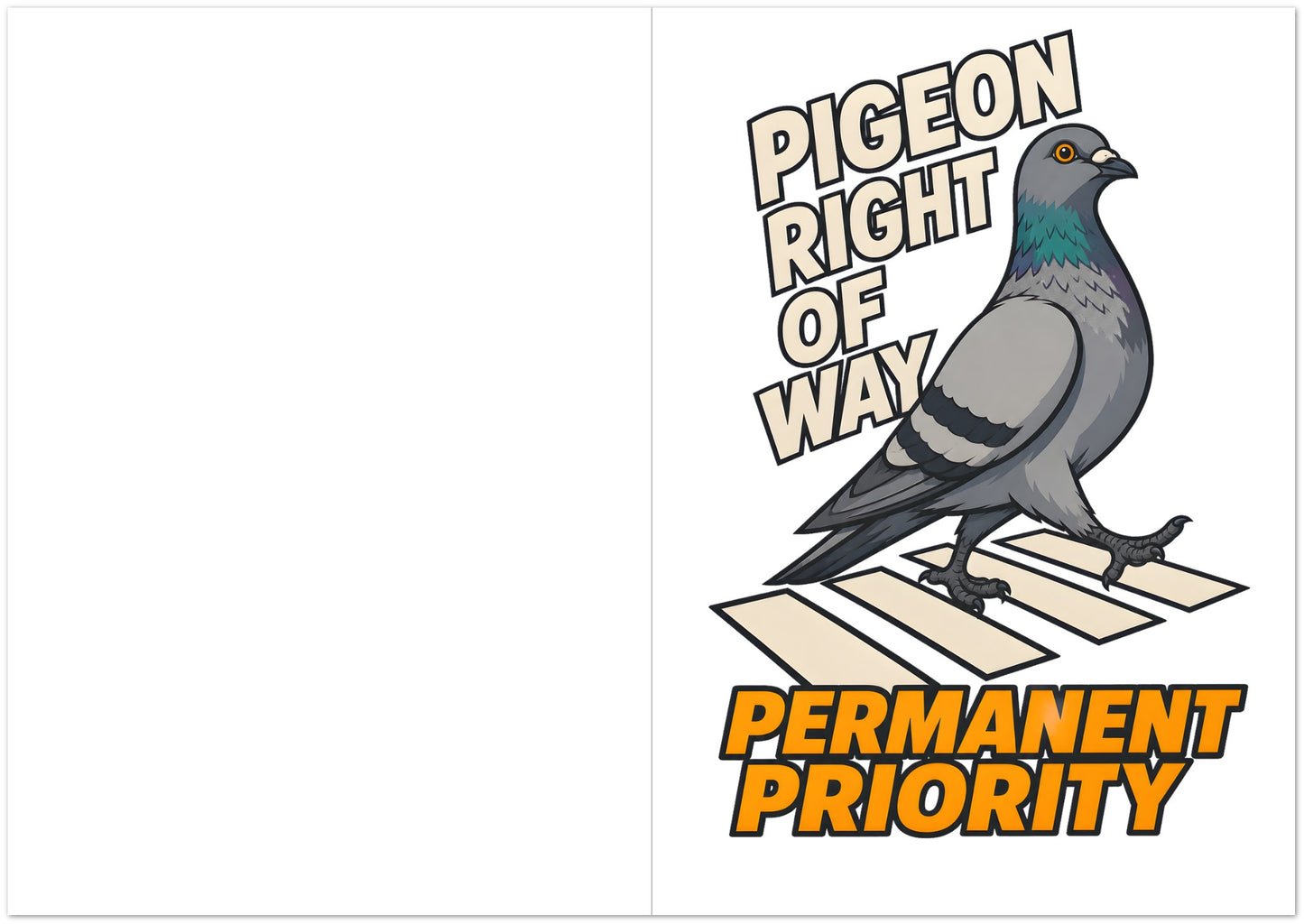 Pigeon Right of Way Greeting Card Pack — product view 5