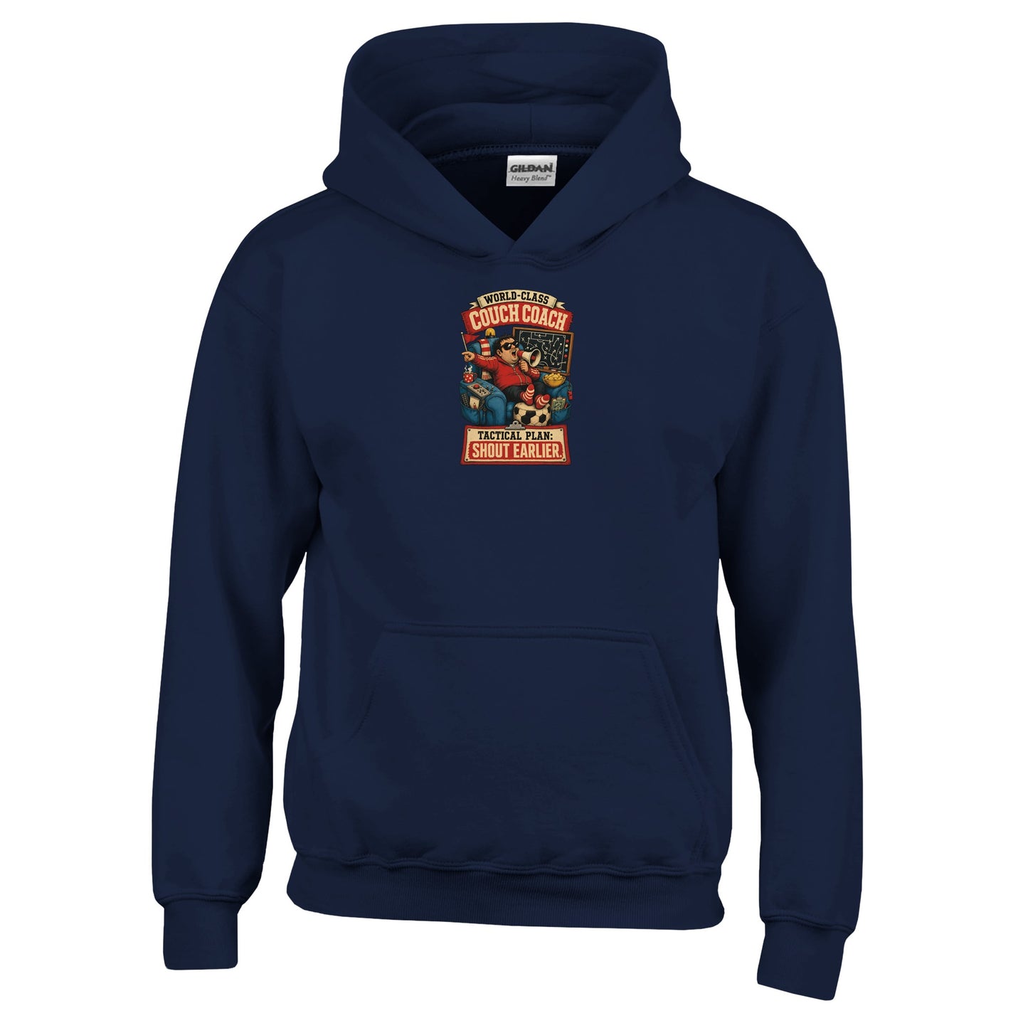 World-Class Couch Coach Kids' Hoodie — product view 7