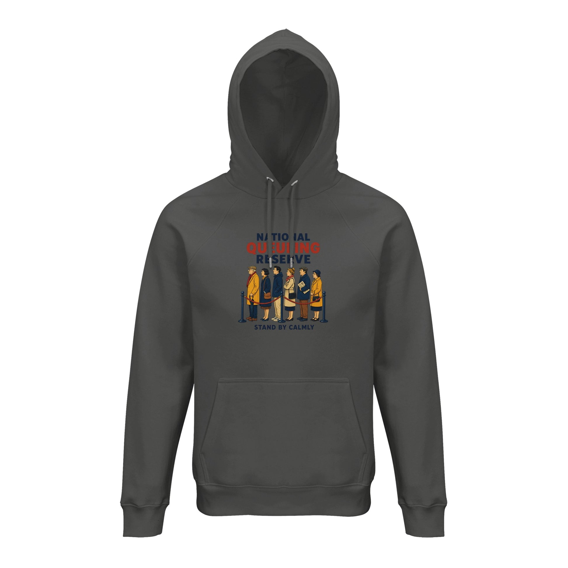 National Queueing Reserve – British Queue Graphic Hoodie — product view 4
