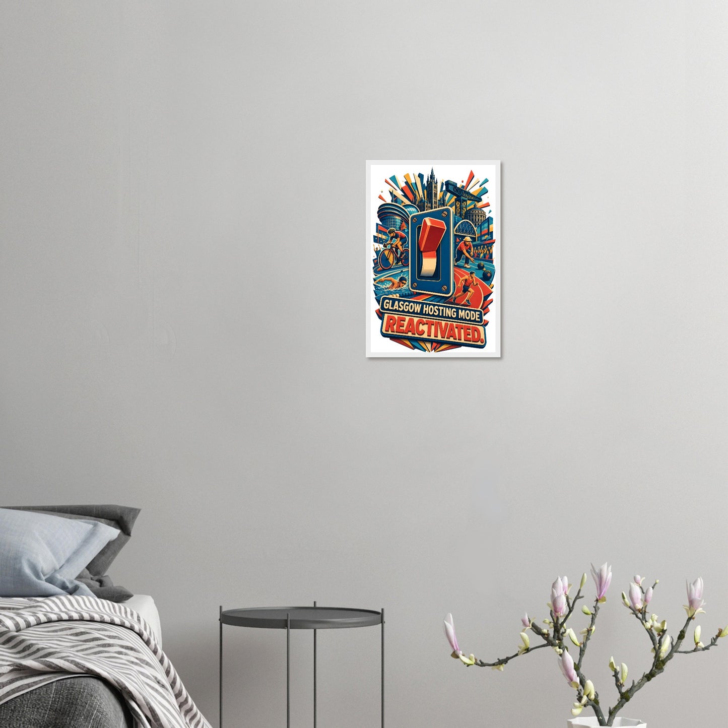 Glasgow Hosting Mode — Reactivated Framed Wall Art — product view 10
