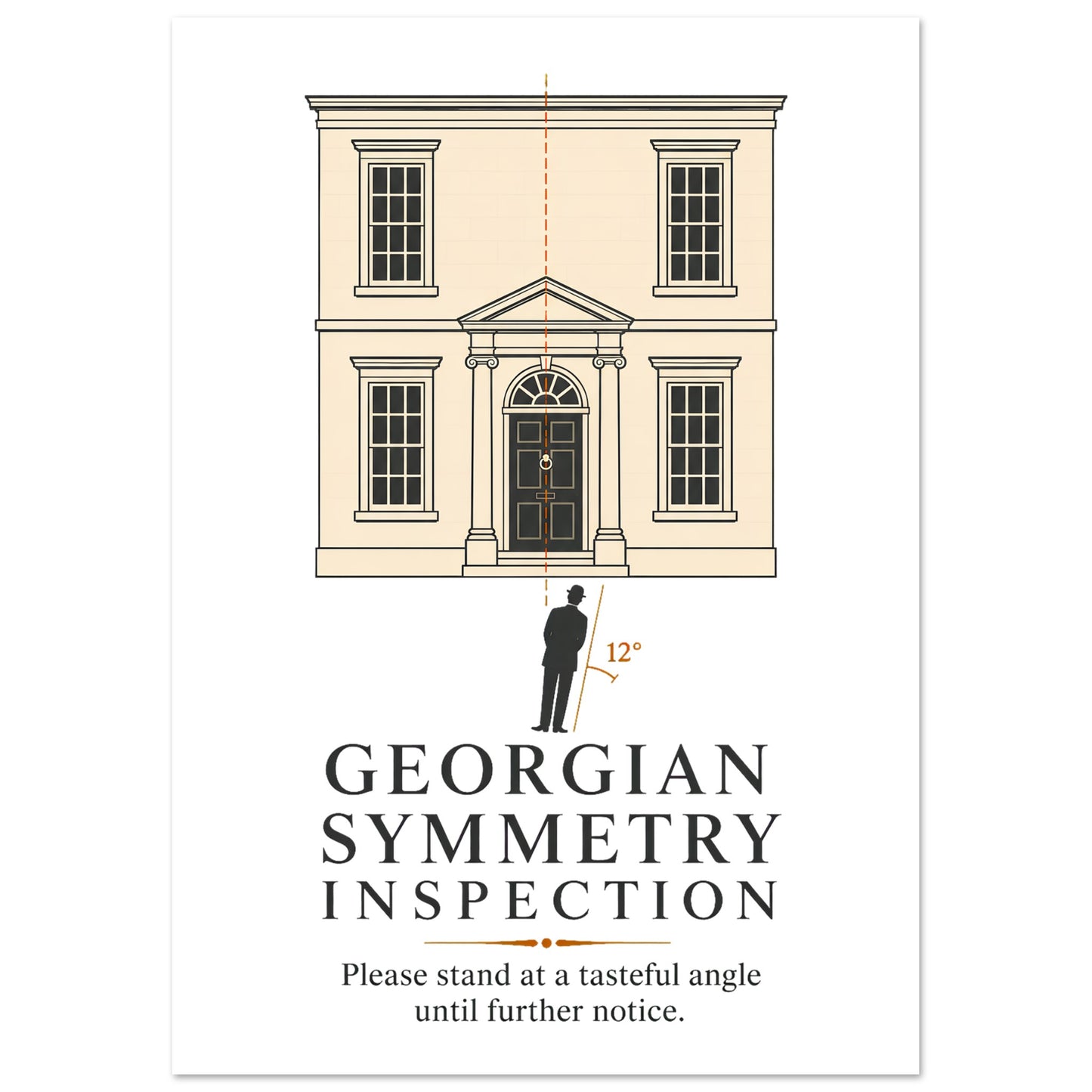 Georgian Symmetry Inspection — Bath Poster — product view 2