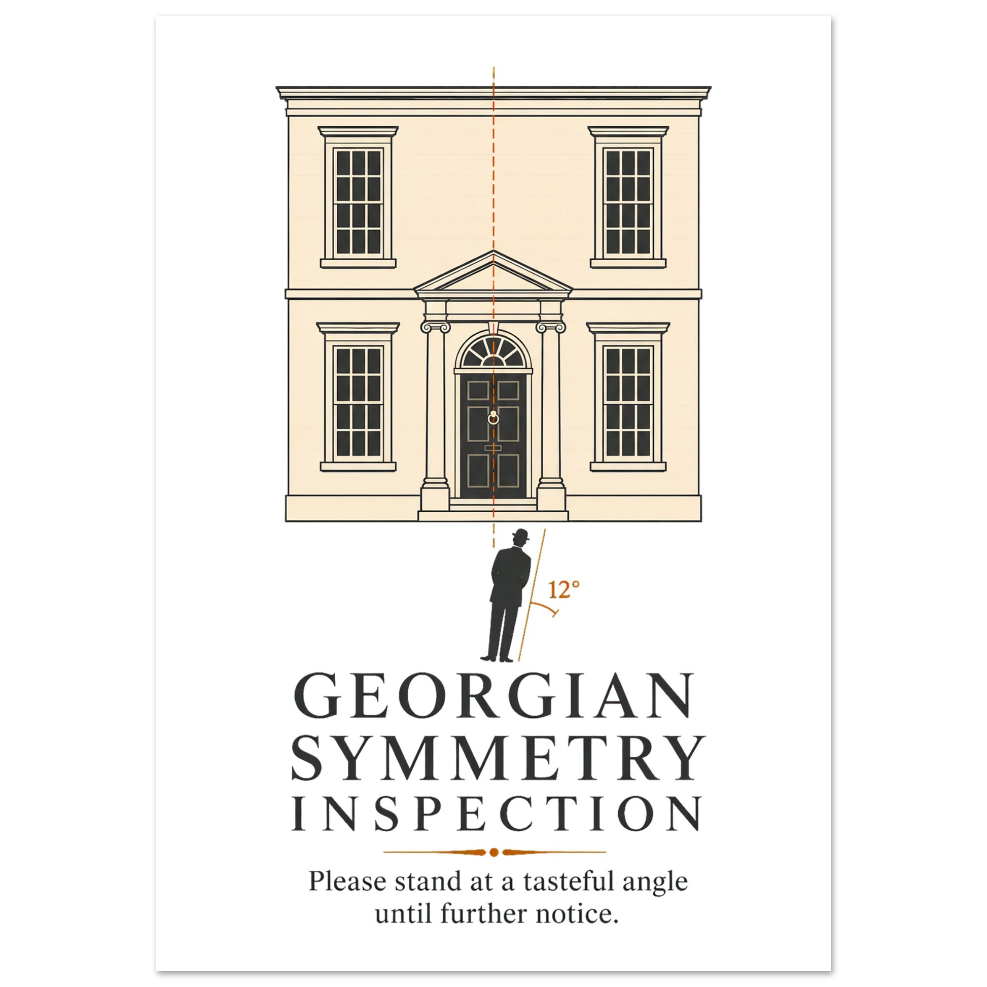 Georgian Symmetry Inspection — Bath Poster — product view 2