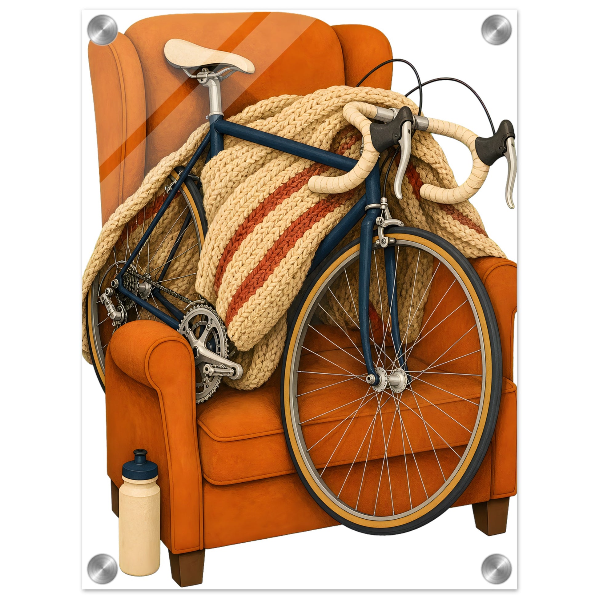 Bicycle Rest Day Acrylic Print — product view 1