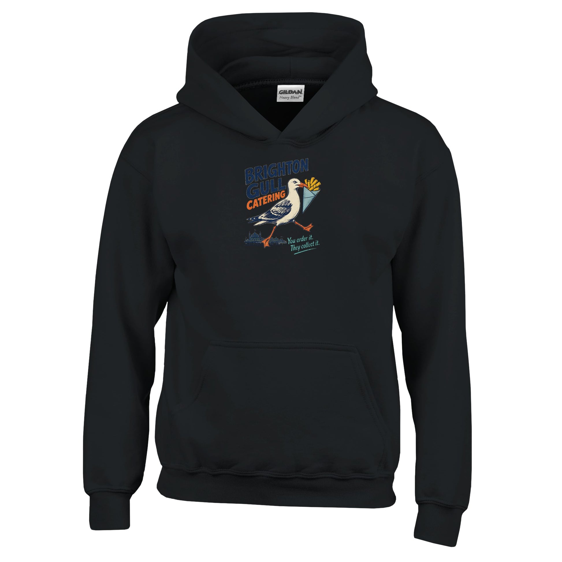 Brighton Gull Catering - You Order It, They Collect It Kids' Hoodie — product view 3