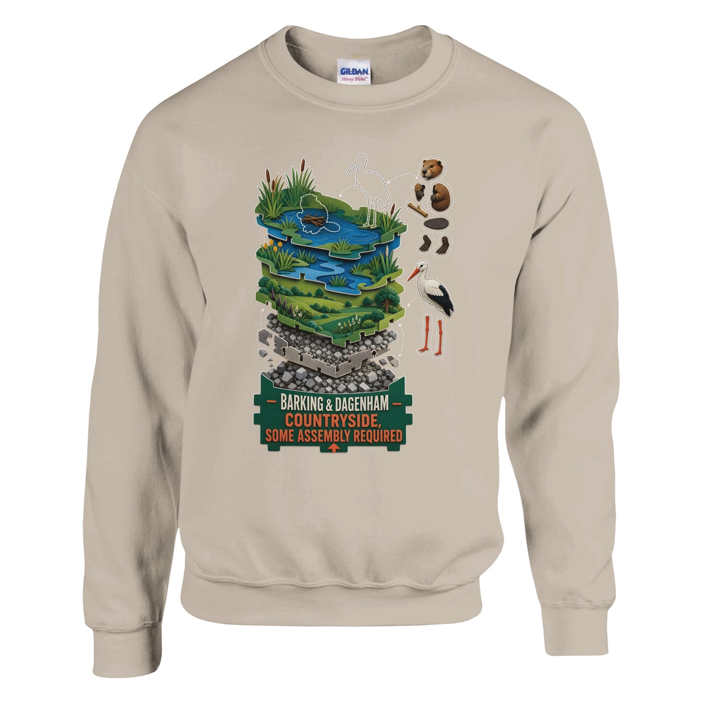 Barking & Dagenham Countryside Sweatshirt — product view 14