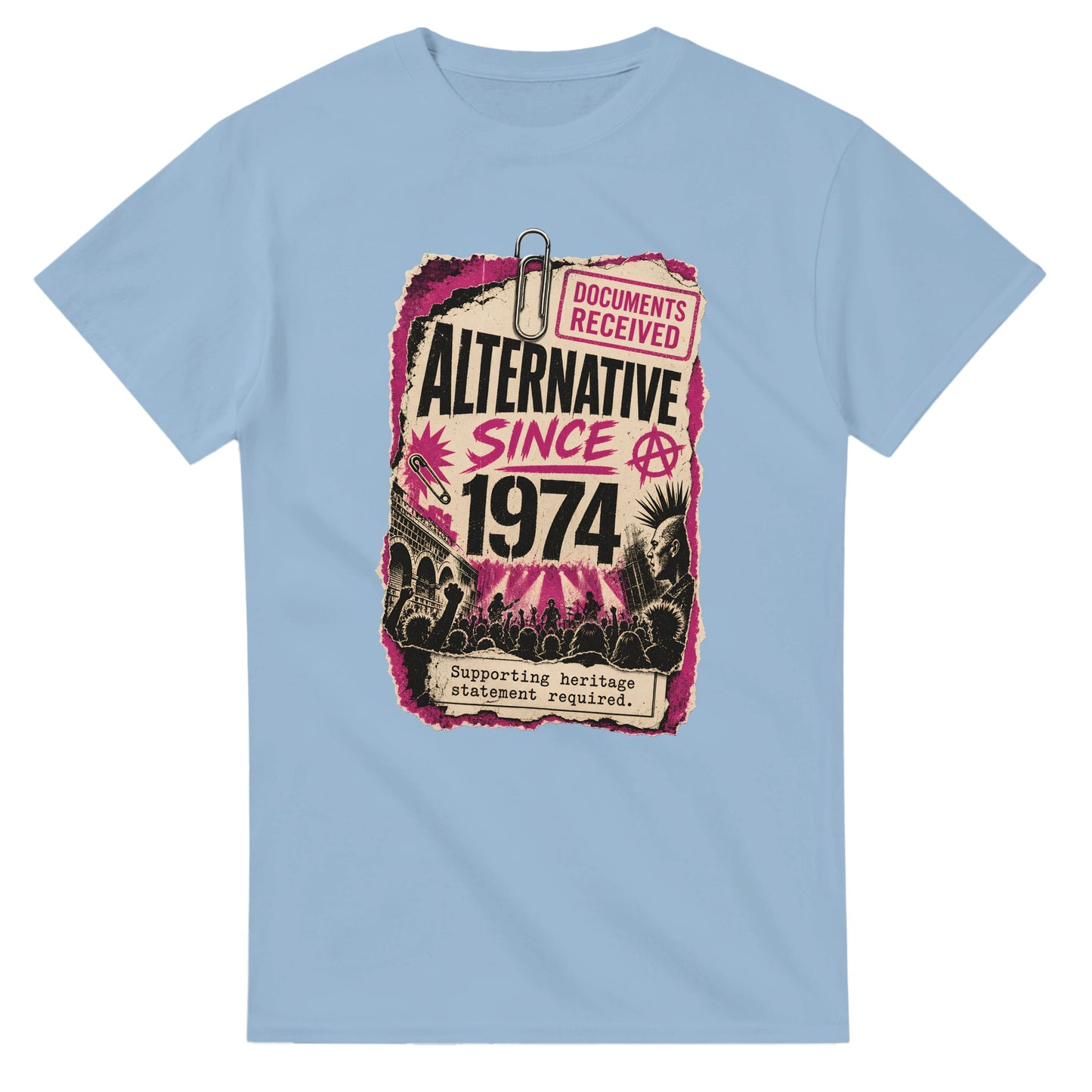 Camden Alternative Since 1974 T-shirt — Illustrated — product view 3