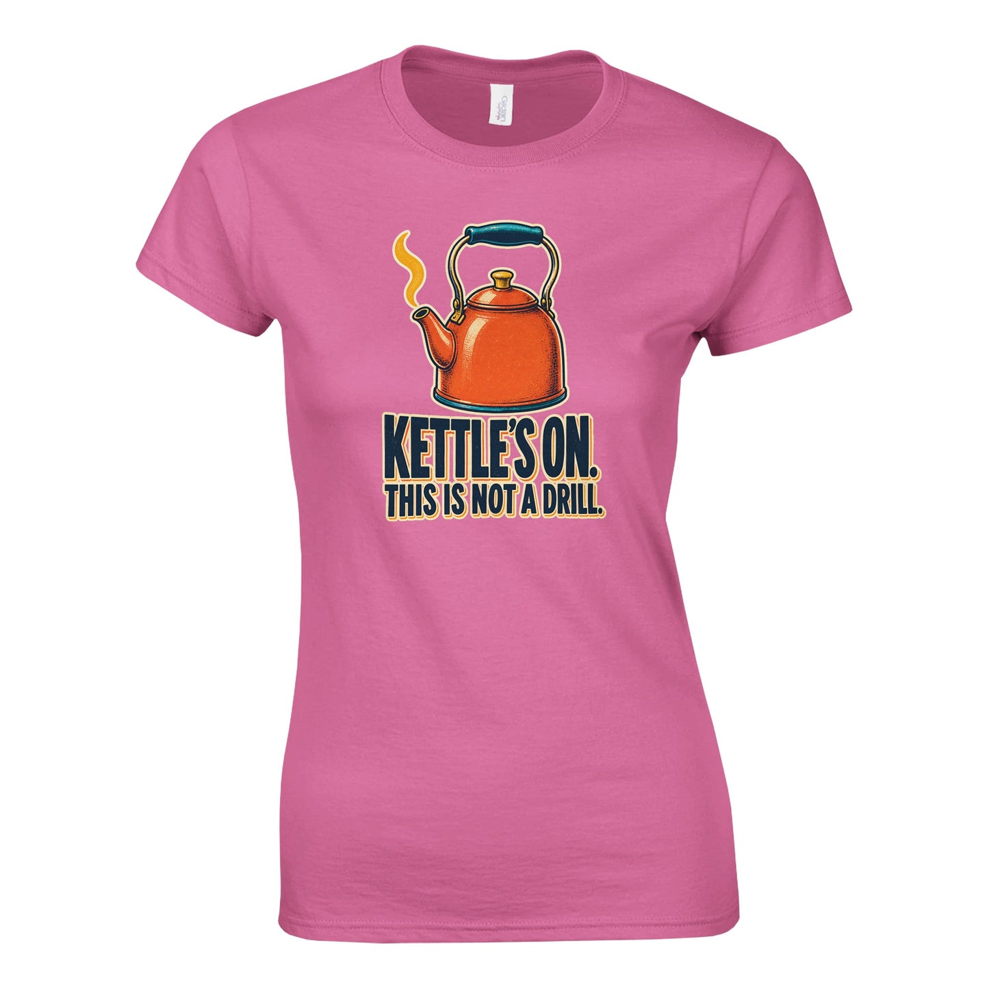 Kettle's On – This Is Not a Drill Women's T-shirt — product view 4