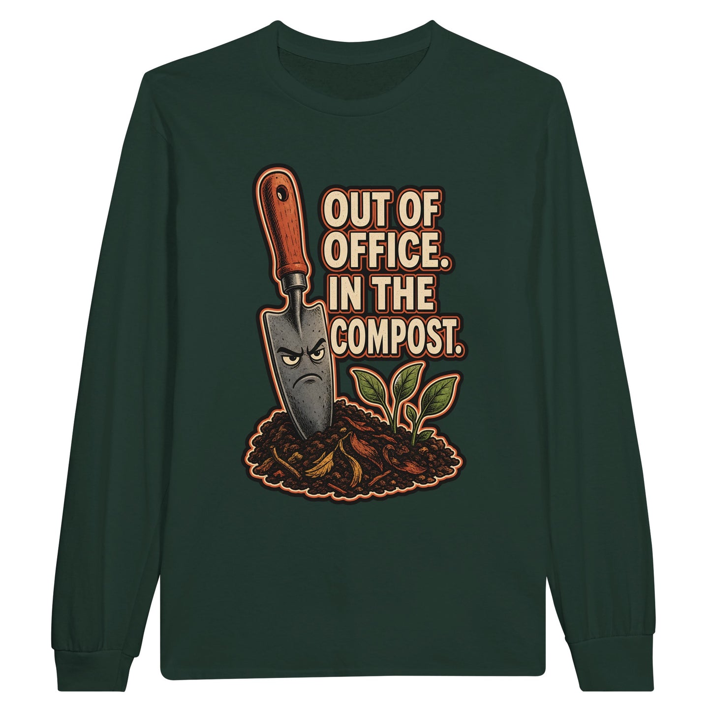 Out of Office, In the Compost Long-Sleeve T-shirt — product view 5