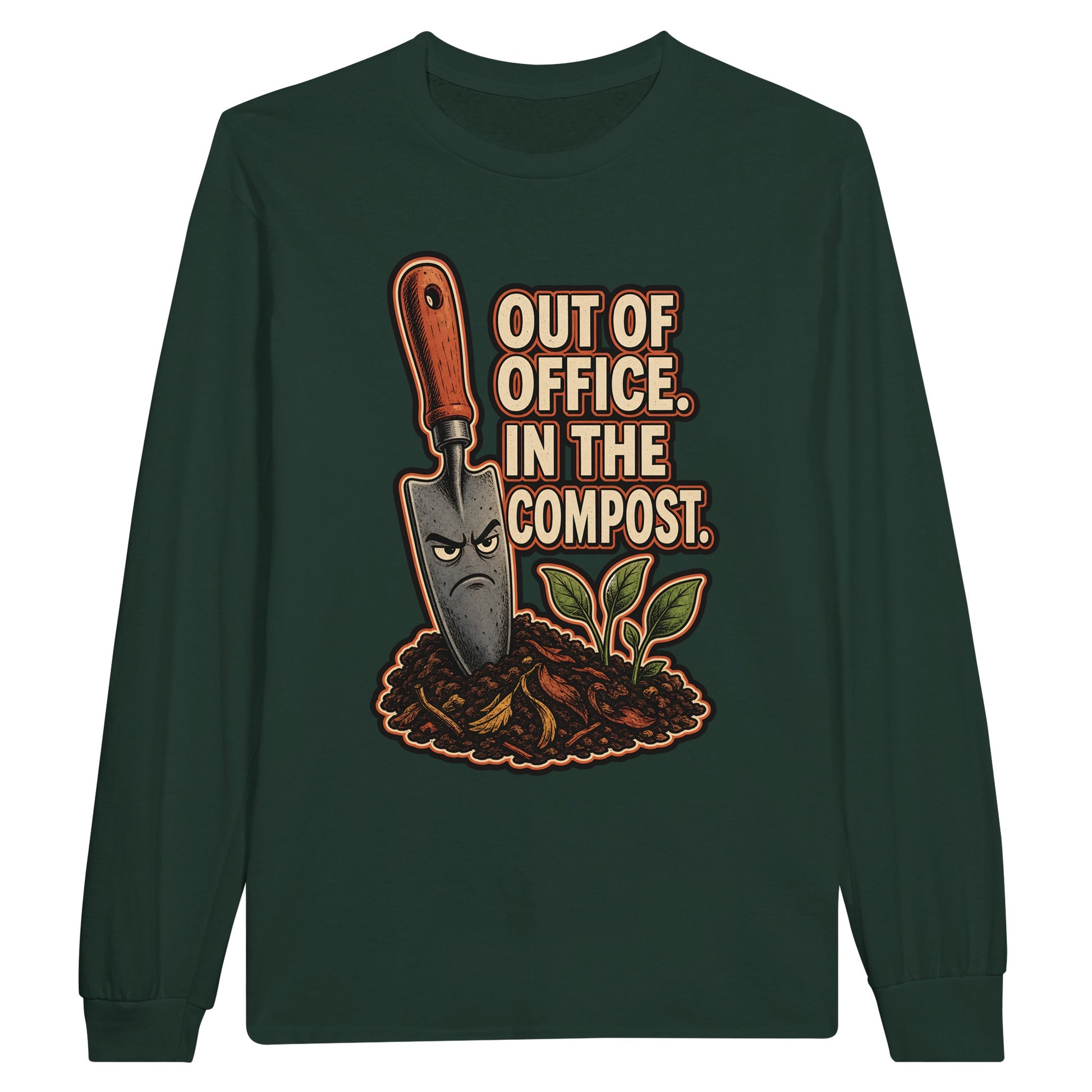 Out of Office, In the Compost Long-Sleeve T-shirt — product view 5