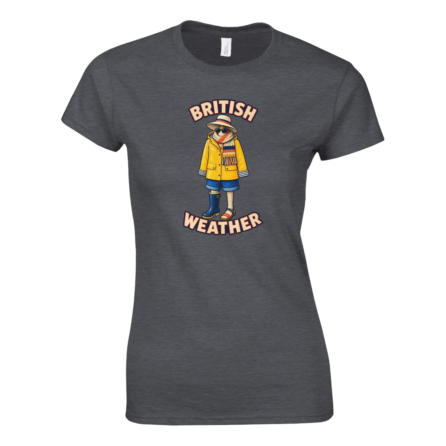 British Weather All-Weather Outfit Women's T-shirt — product view 11
