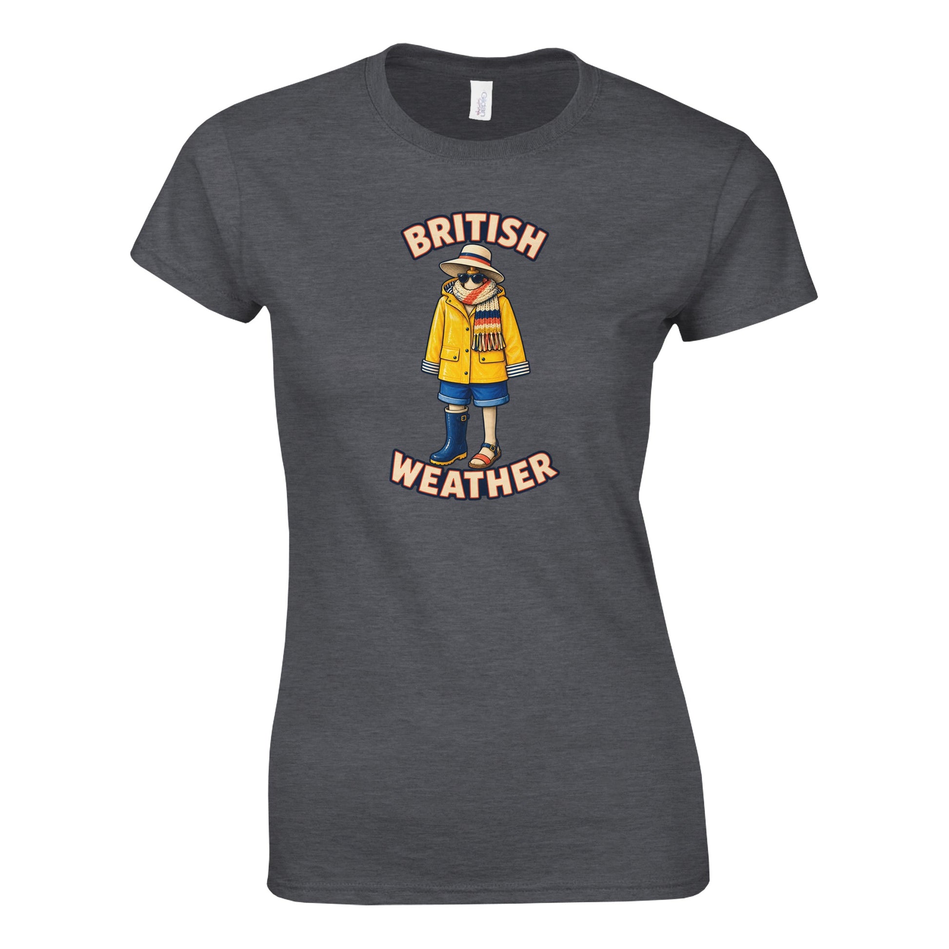 British Weather All-Weather Outfit Women's T-shirt — product view 11