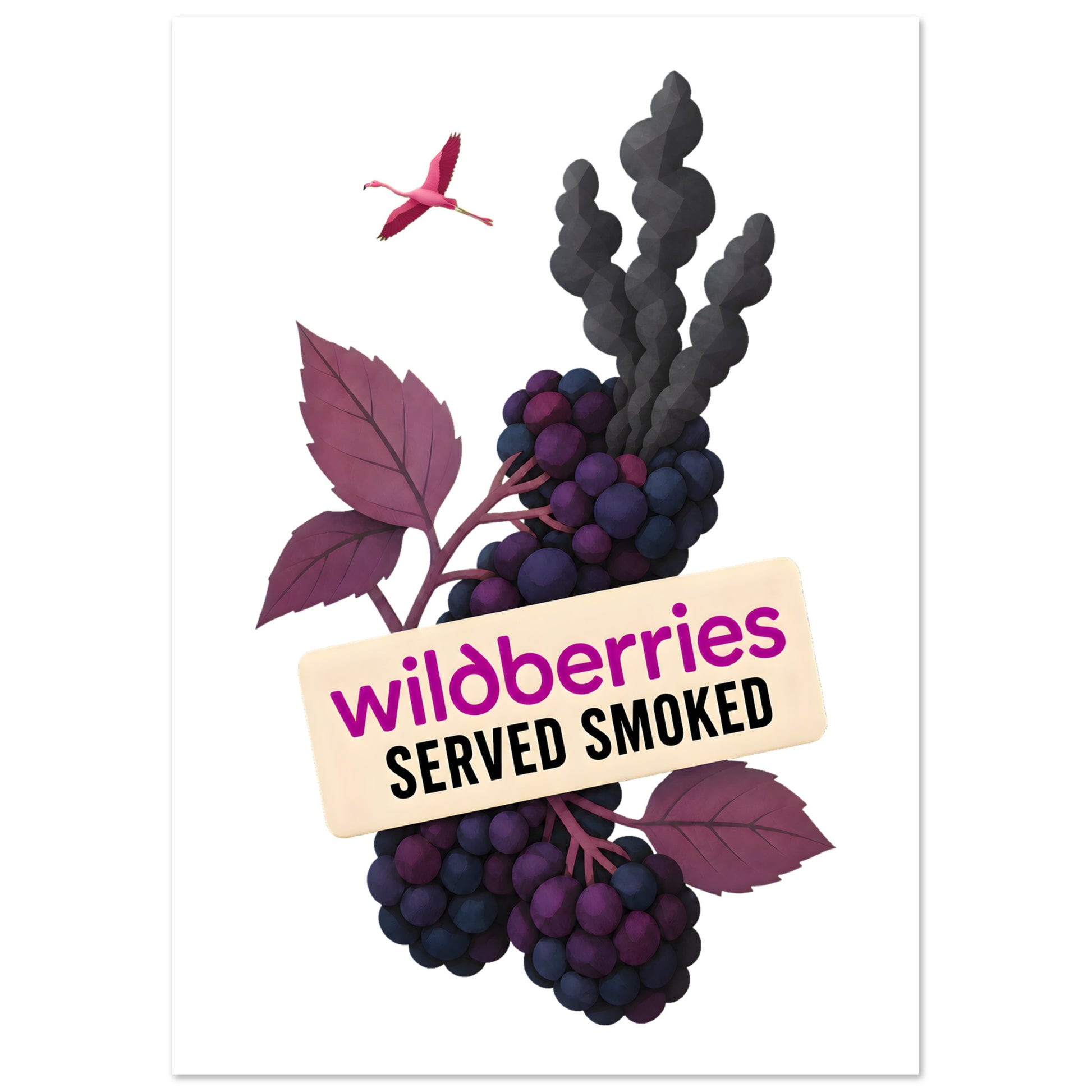 Wildberries, Served Smoked Poster — product view 1