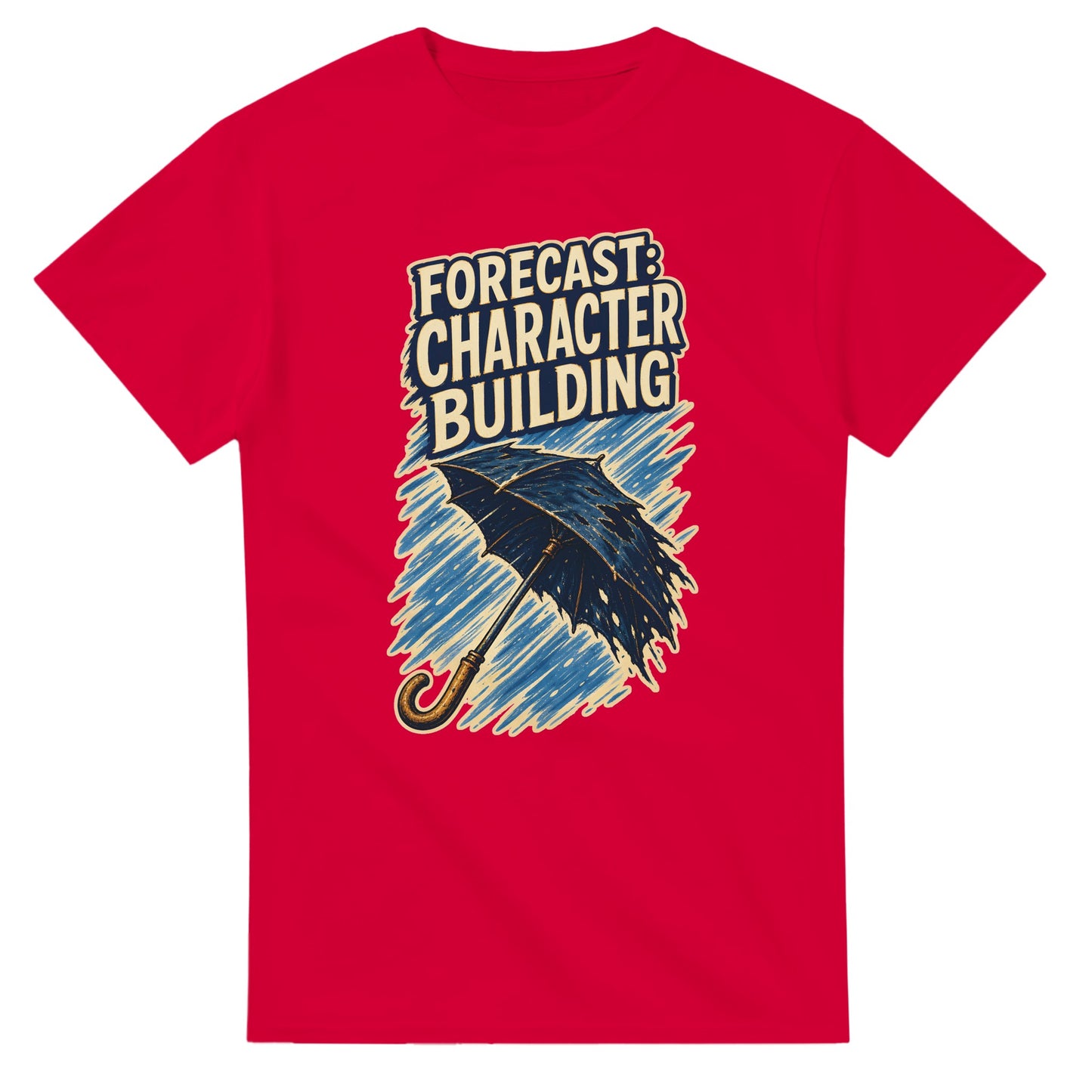 Forecast: Character Building – British Weather T-Shirt & Print — product view 9