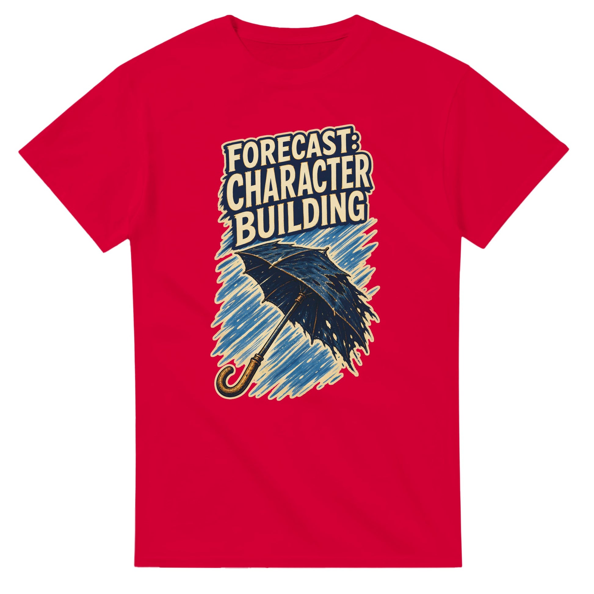 Forecast: Character Building – British Weather T-Shirt & Print — product view 9