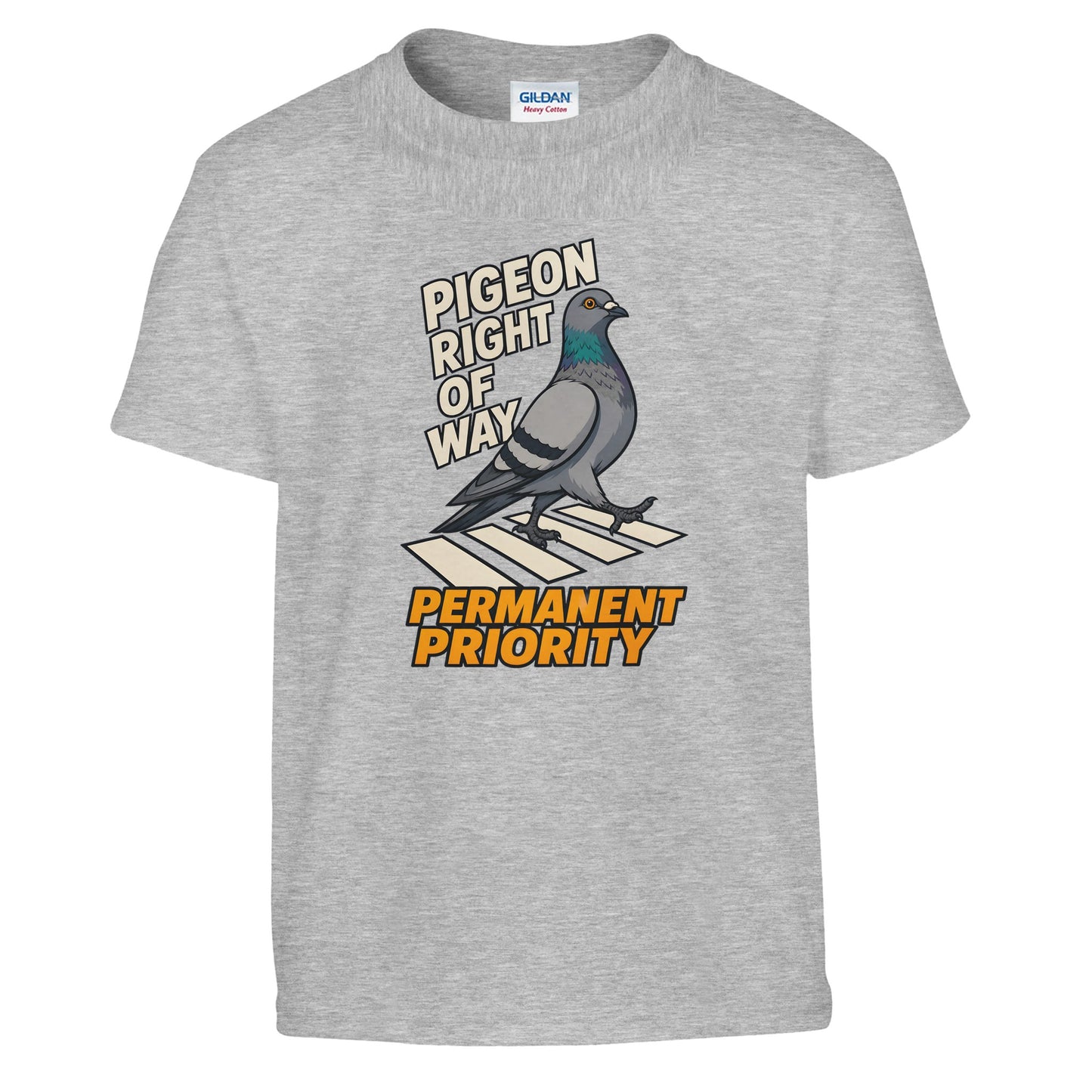 Pigeon Right of Way Kids' T-shirt — product view 4