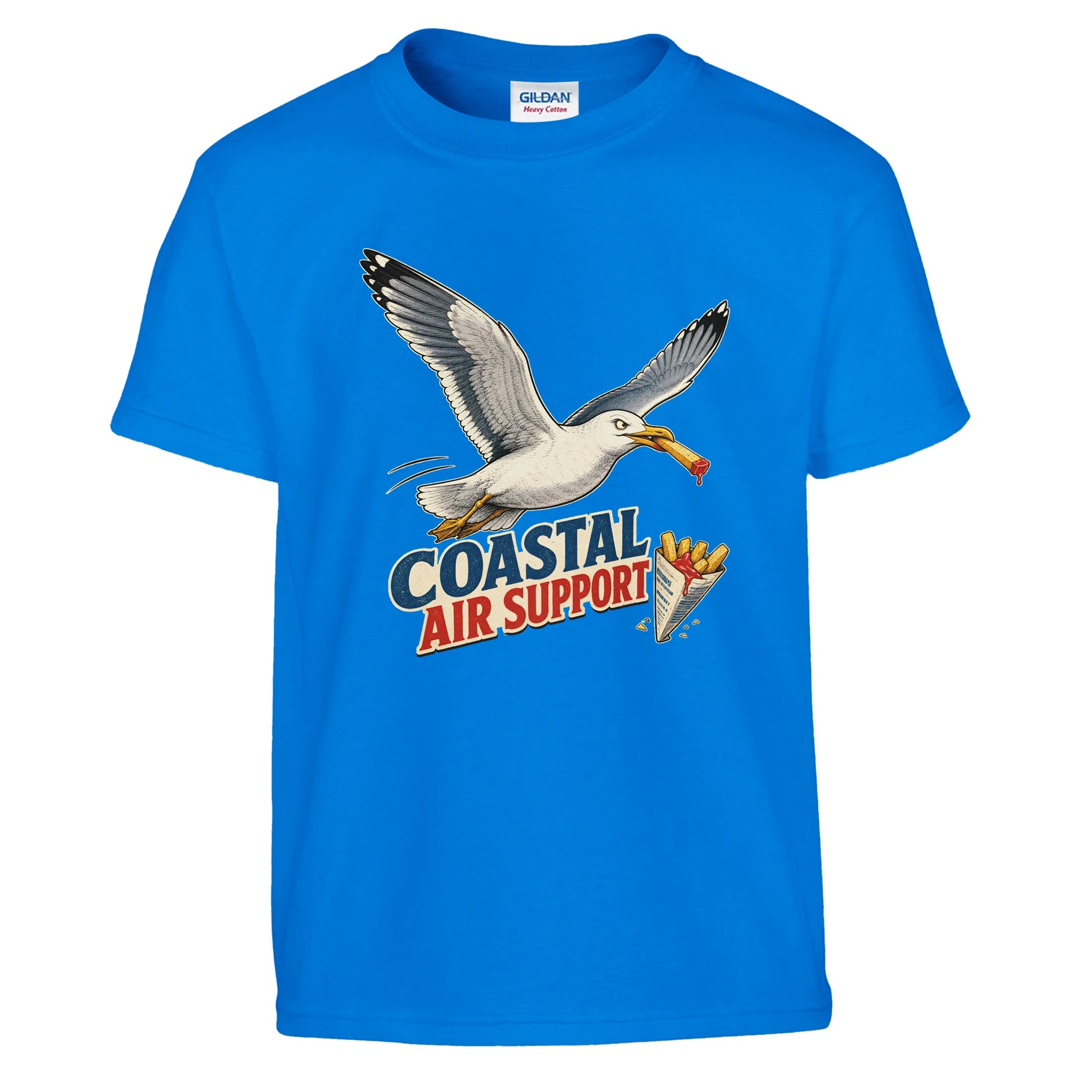 Coastal Air Support Seagull Graphic Kids' T-shirt — product view 14