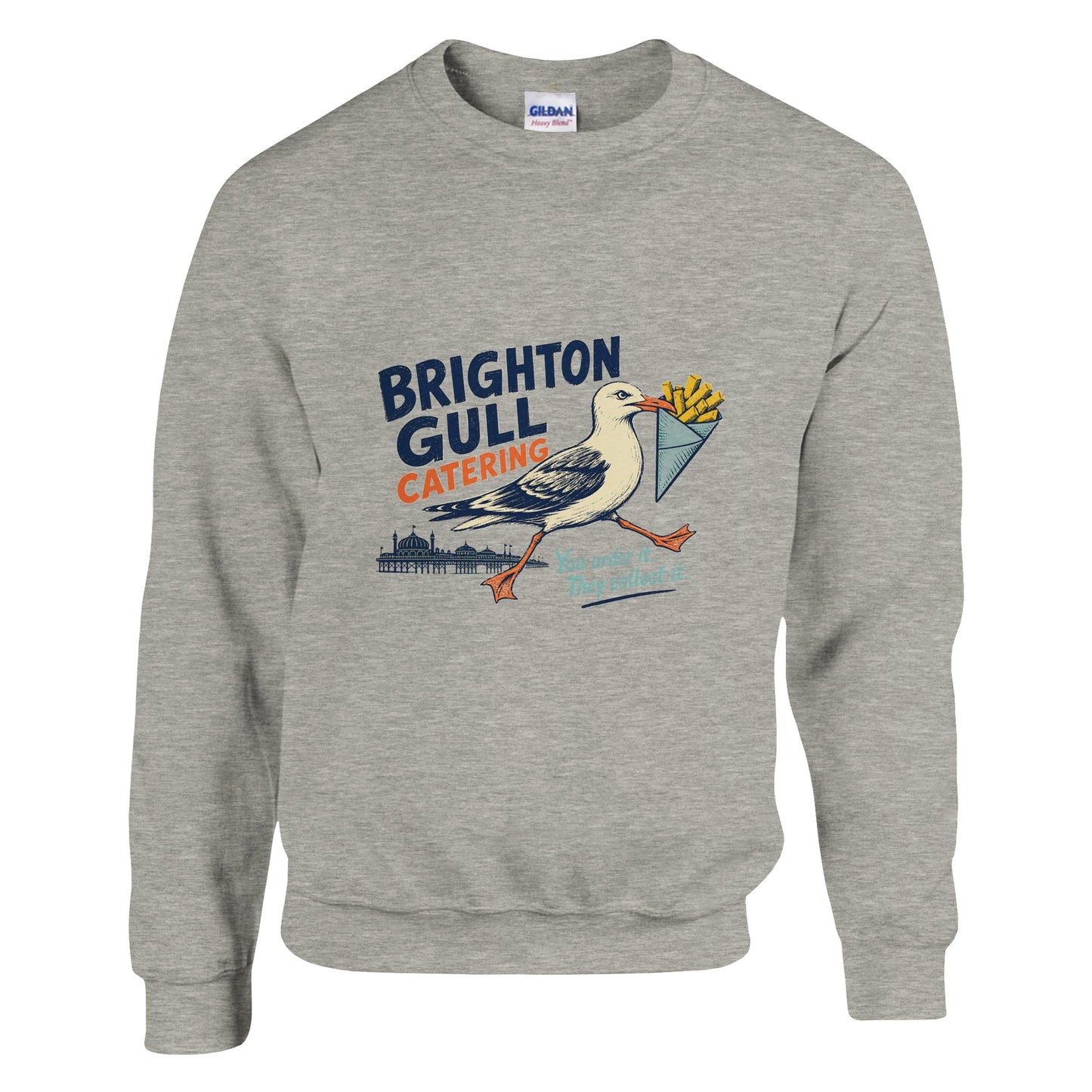 Brighton Gull Catering - You Order It, They Collect It Sweatshirt — product view 4