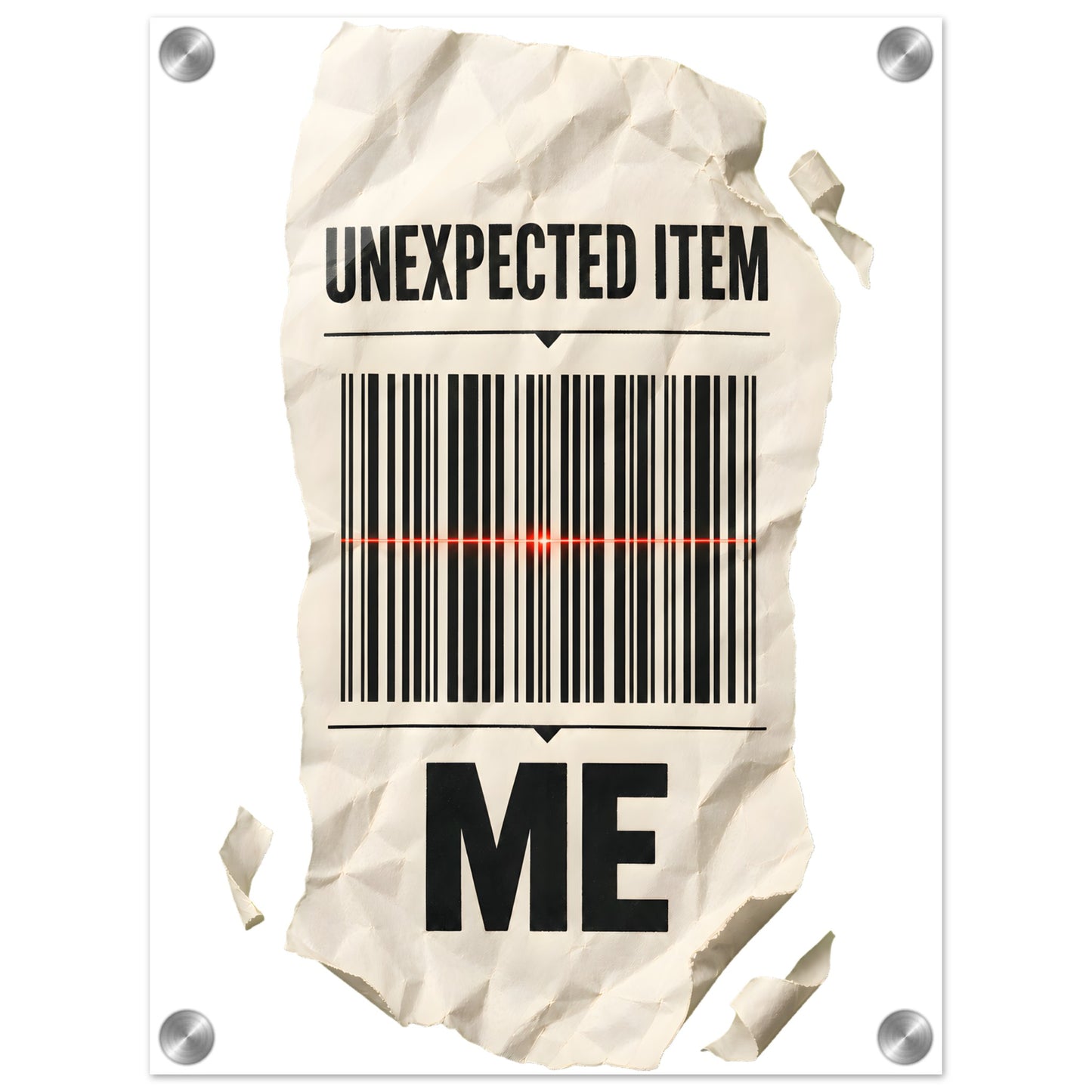 Unexpected Item: Me Acrylic Print — product view 1