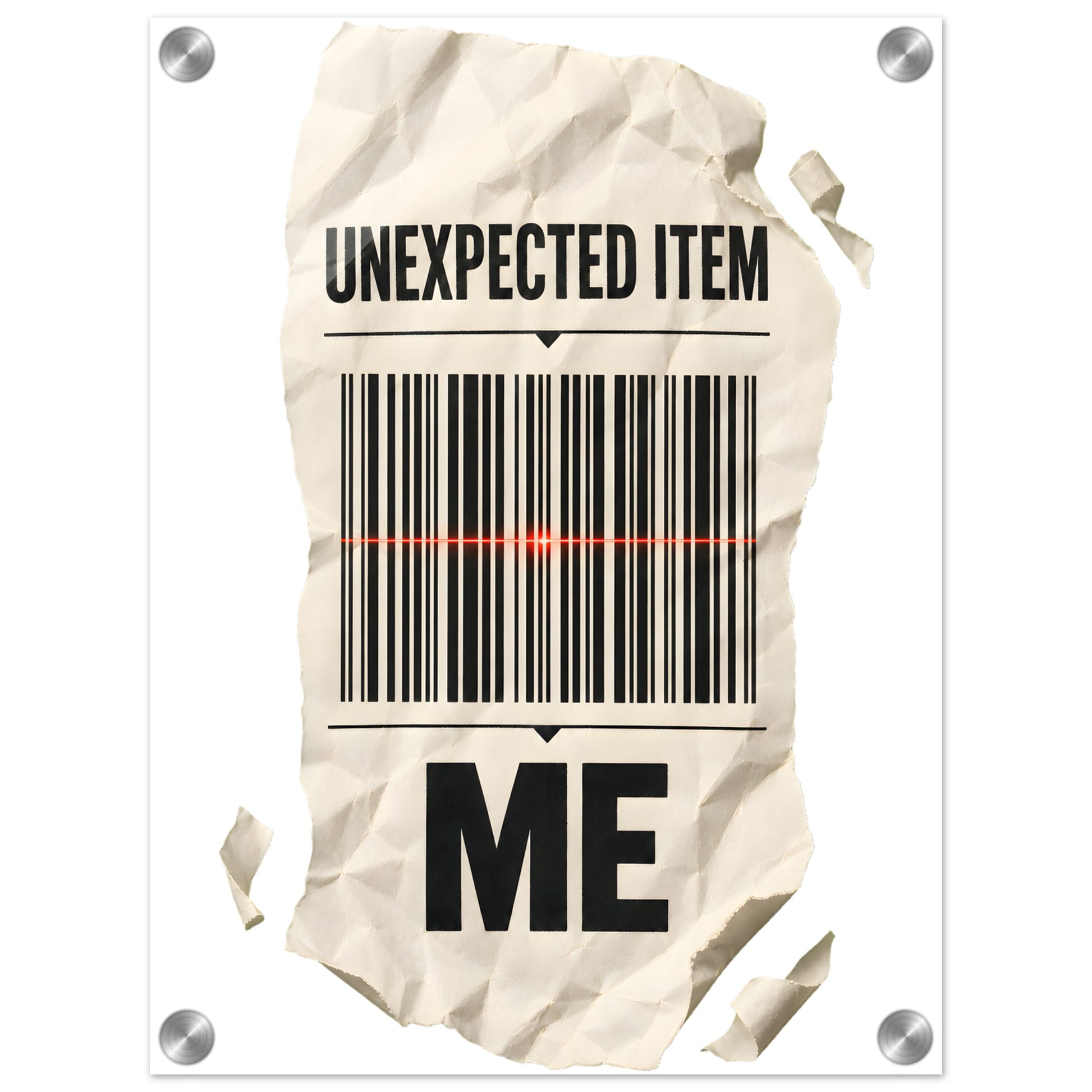 Unexpected Item: Me Acrylic Print — product view 1