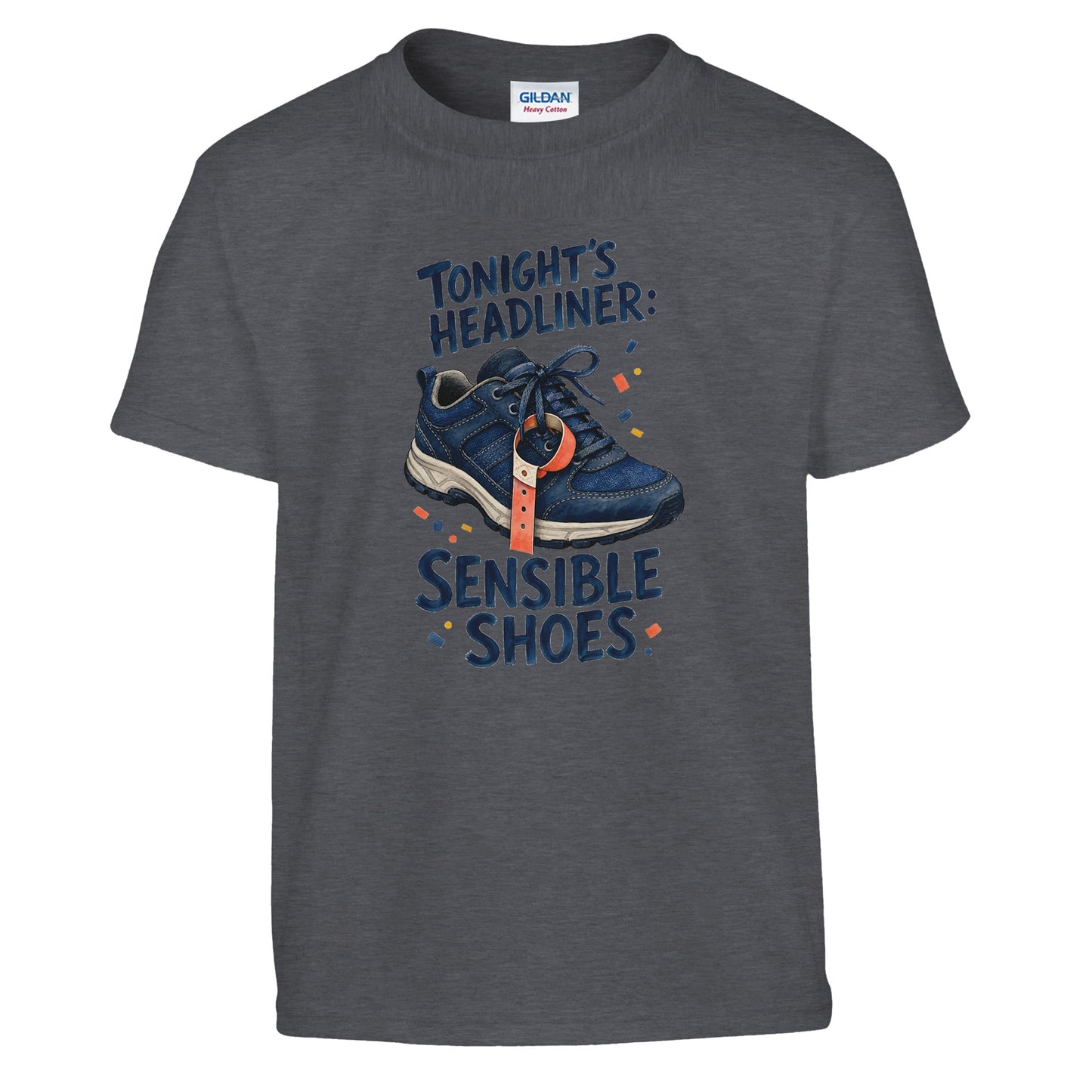 Tonight's Headliner: Sensible Shoes Concert Kids' T-shirt — product view 12