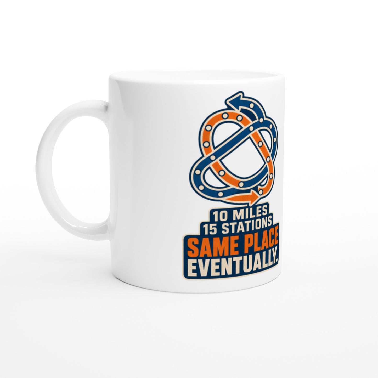 Glasgow Same Place Eventually Mug — product view 1