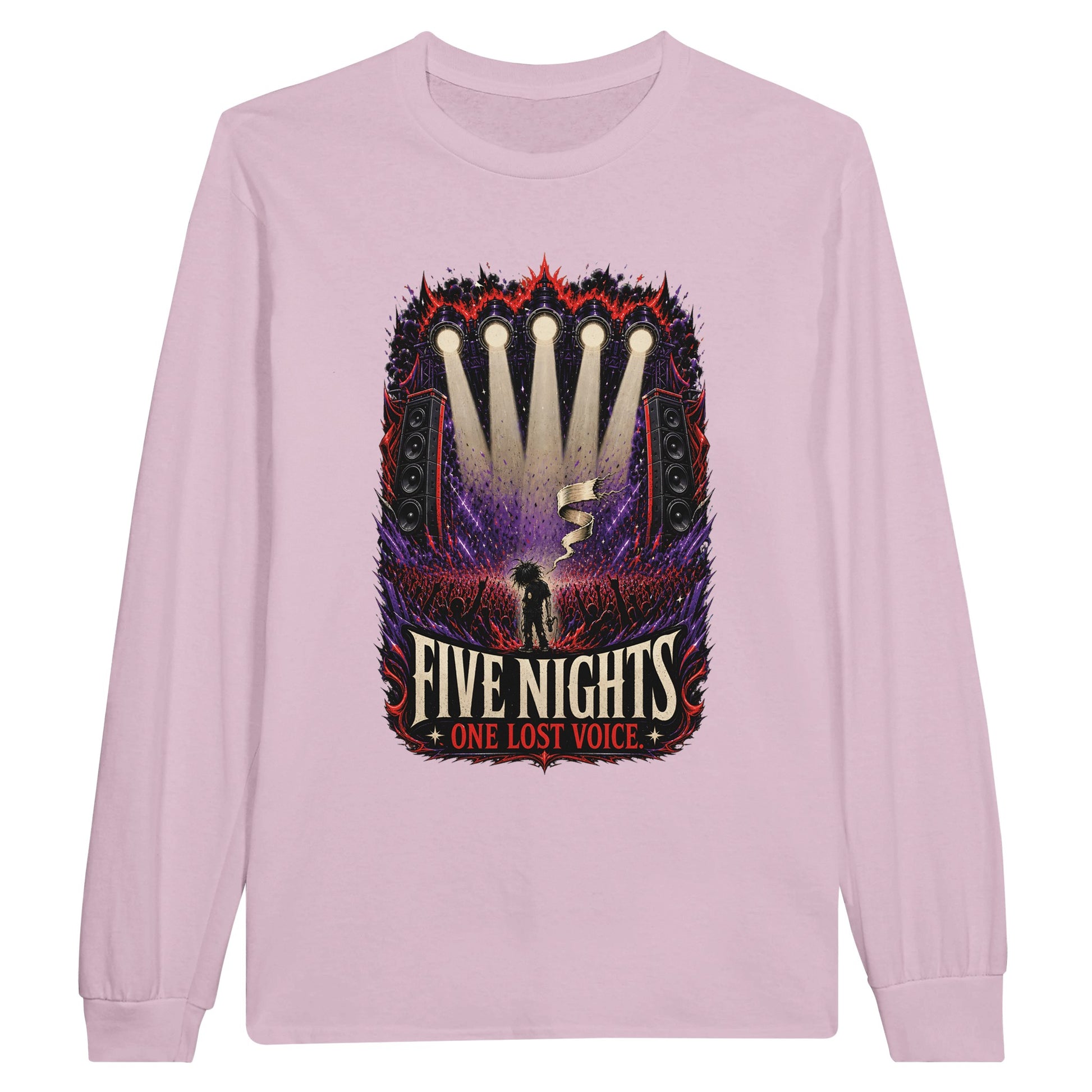 Five Nights, One Lost Voice Long-Sleeve T-shirt — product view 5