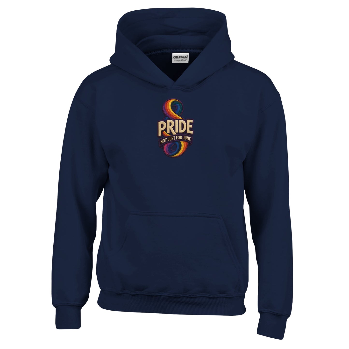 Pride: Not Just for June Kids' Hoodie — product view 7