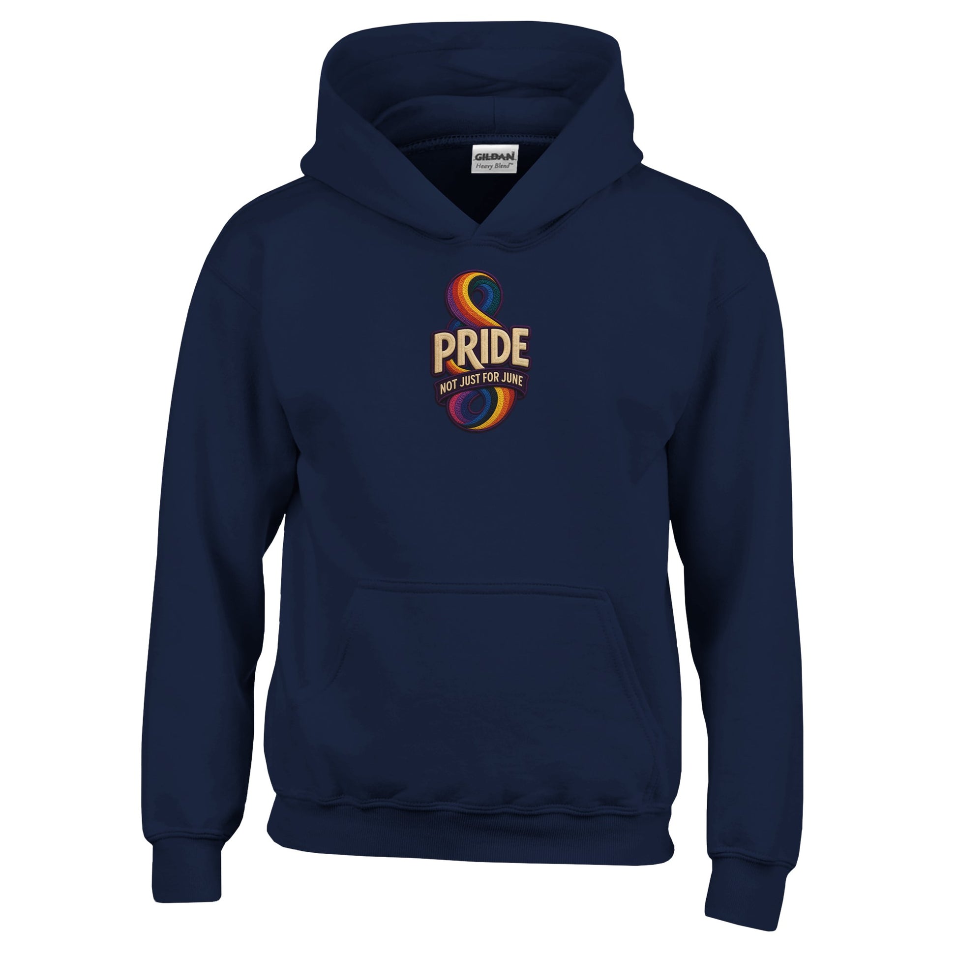 Pride: Not Just for June Kids' Hoodie — product view 7