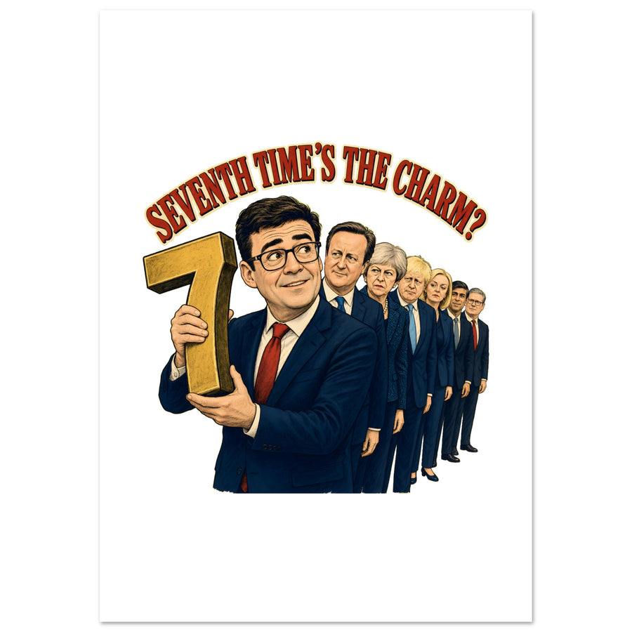 Seventh Time’s the Charm? UK Prime Minister Caricature