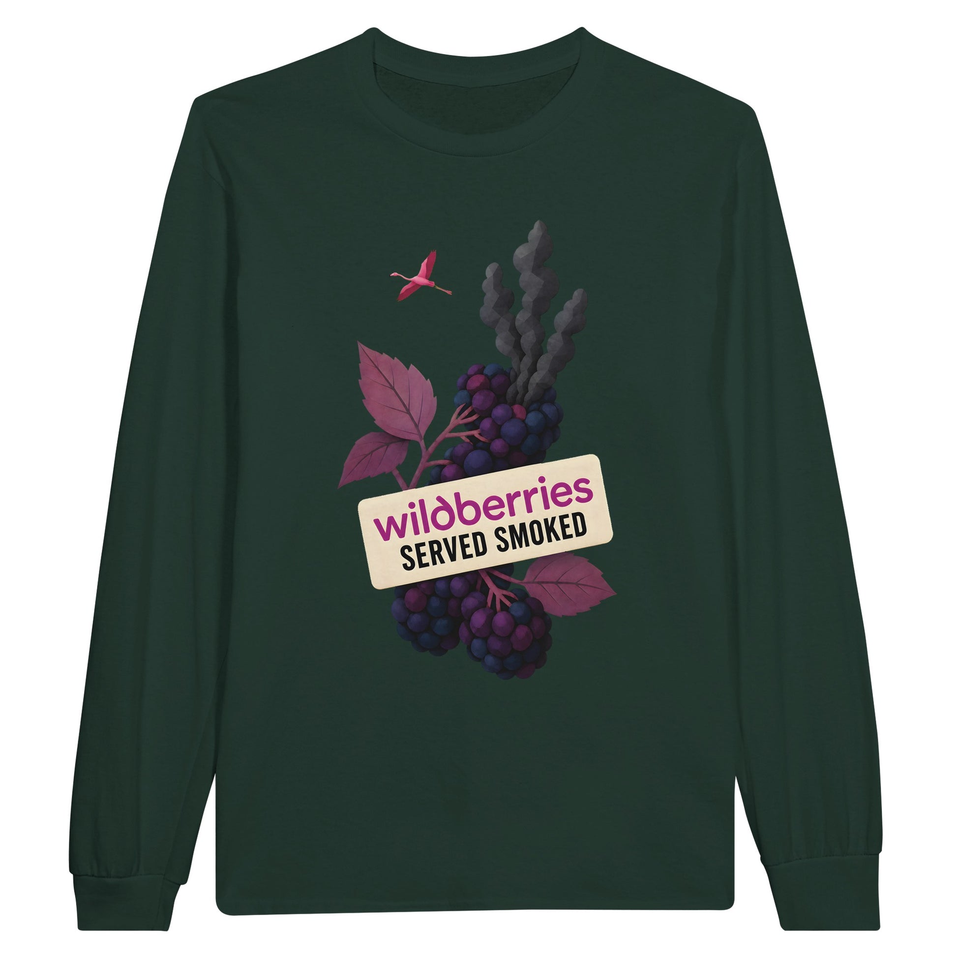 Wildberries, Served Smoked Long-Sleeve T-shirt — product view 5