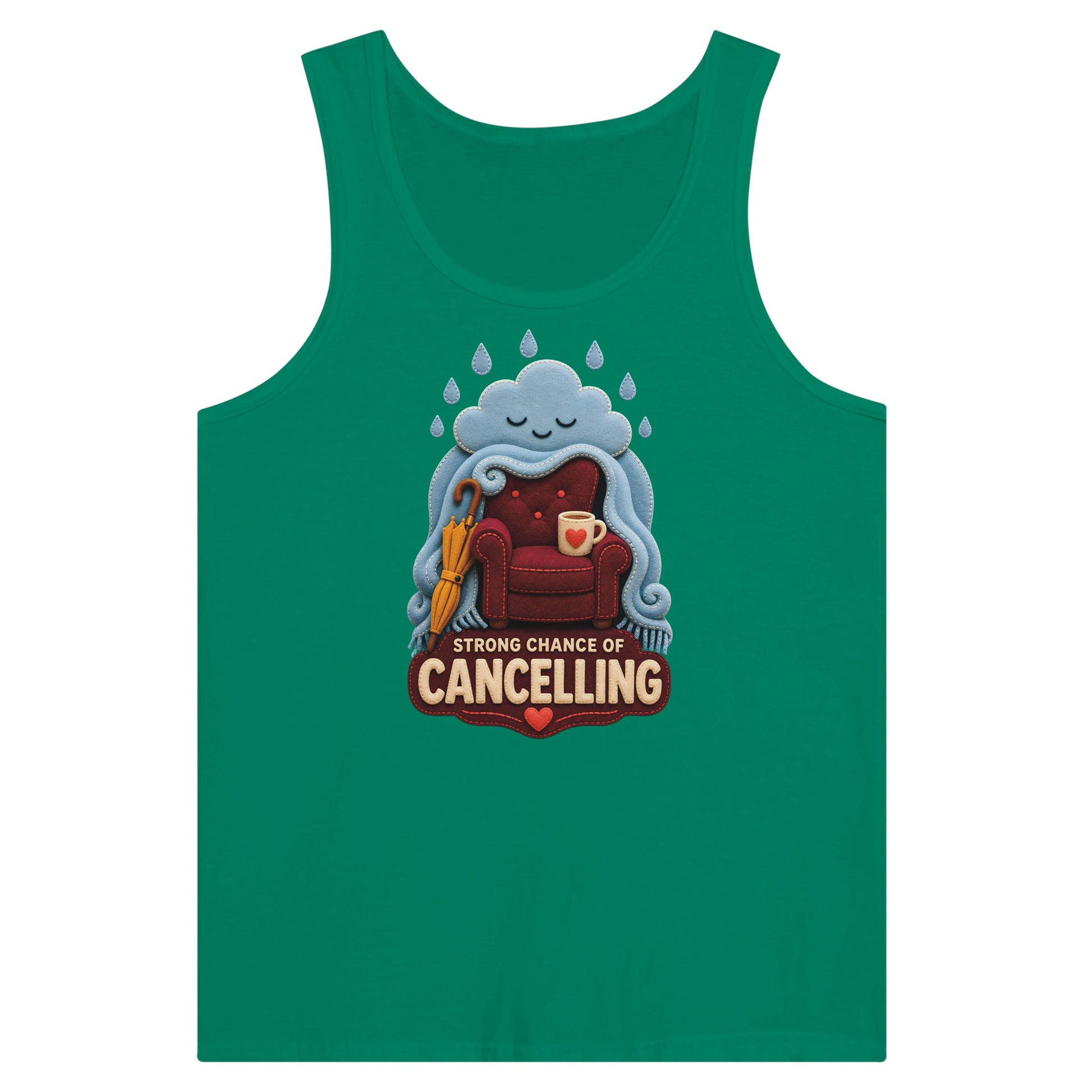 Strong Chance of Cancelling Premium Unisex Tank Top — product view 10