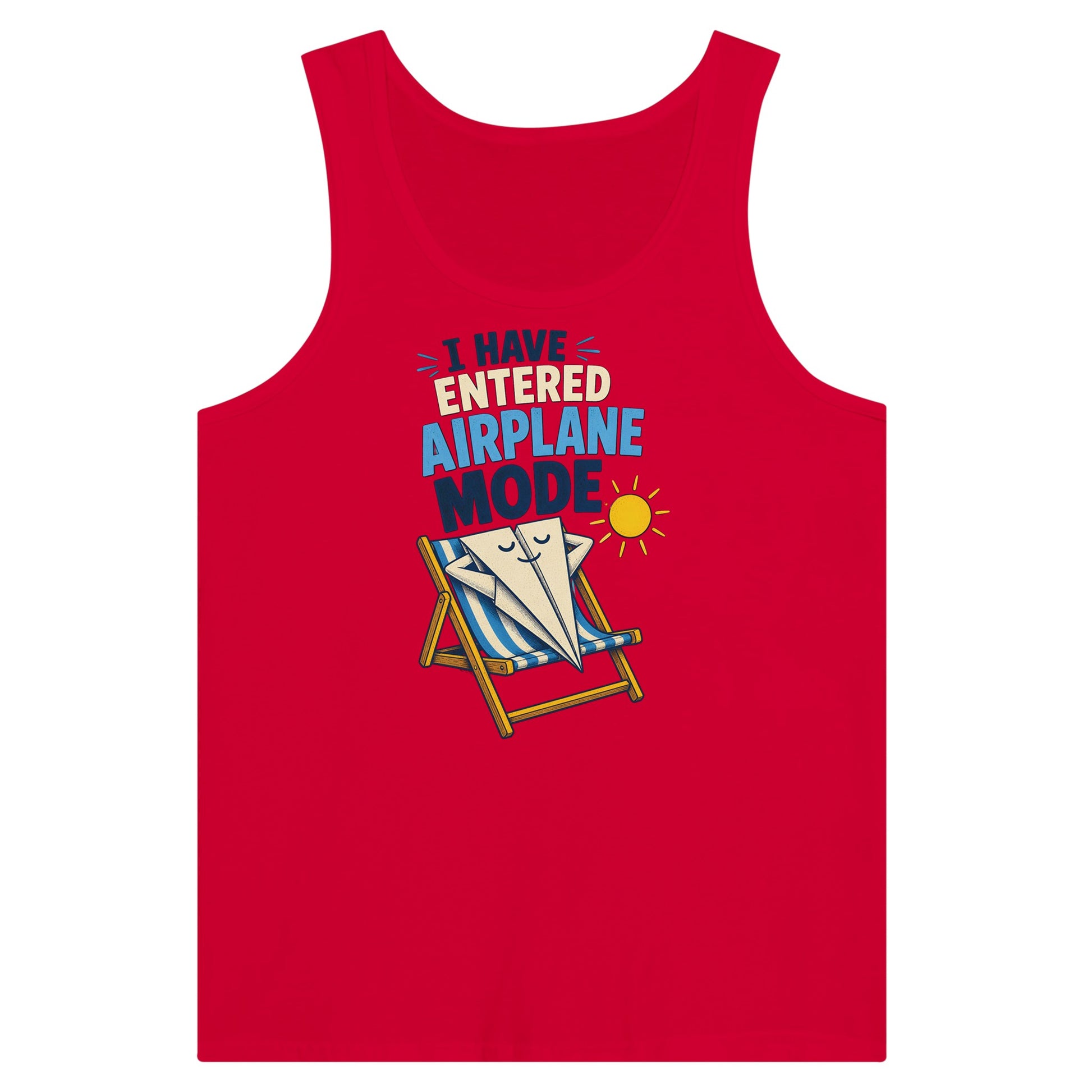 I Have Entered Airplane Mode Graphic Premium Unisex Tank Top — product view 12