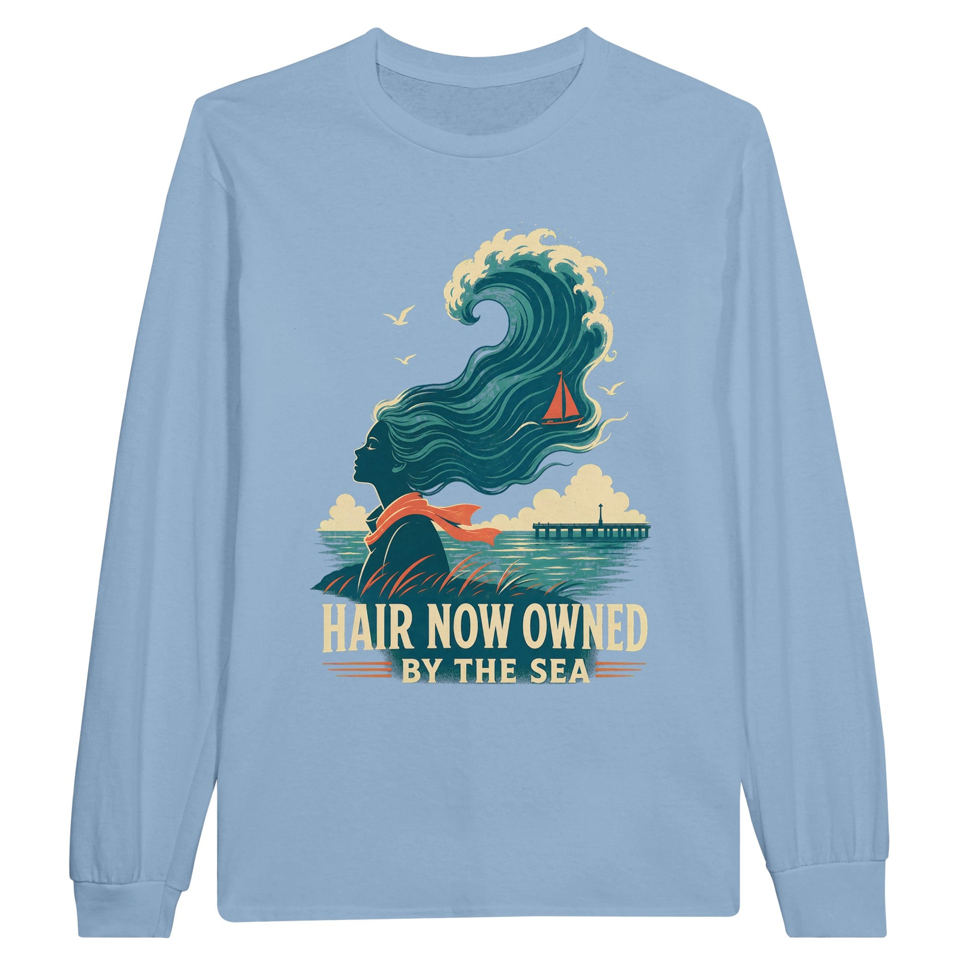 Hair Now Owned by the Sea Long-Sleeve T-shirt — product view 8