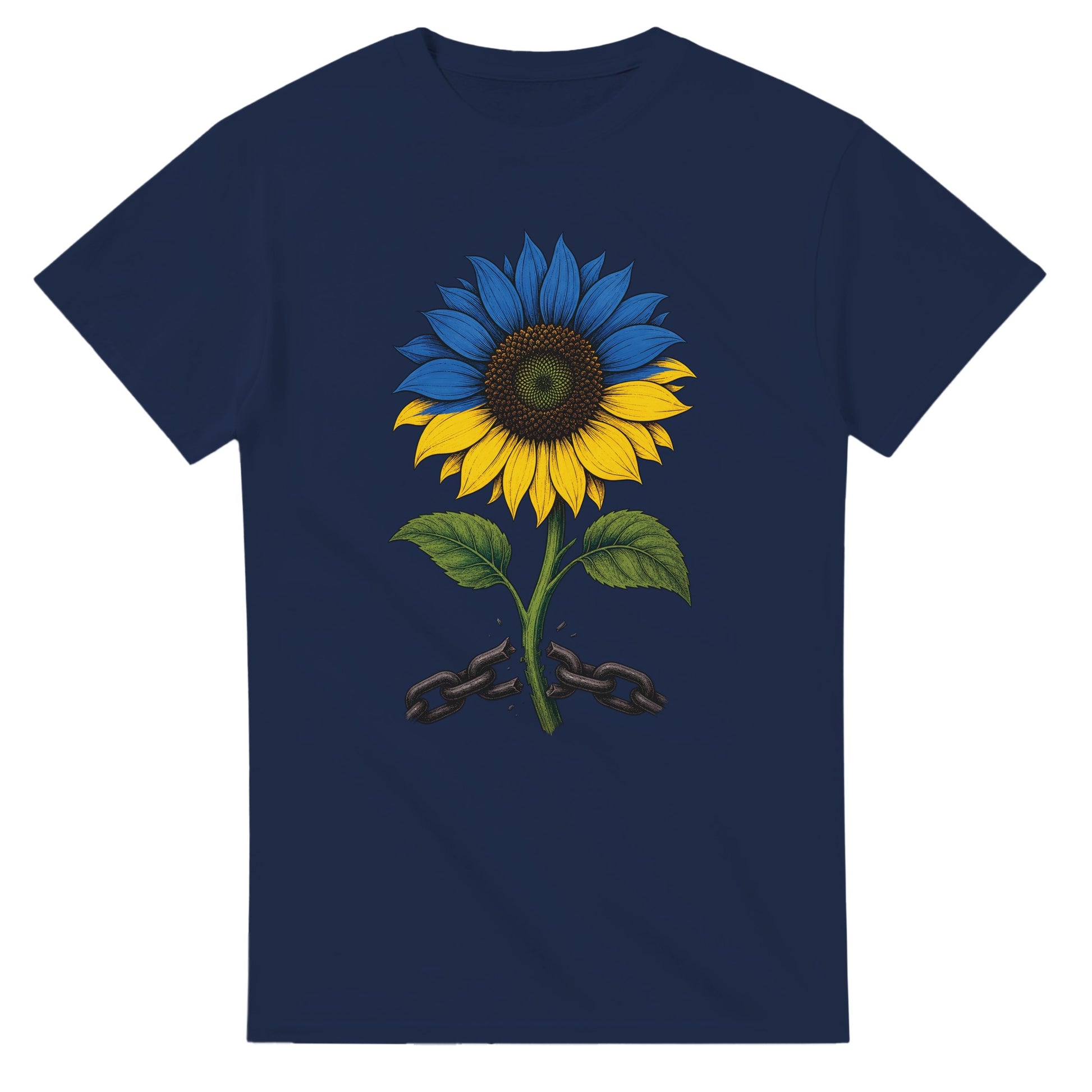 Ukraine Freedom Sunflower T-shirt — product view 5
