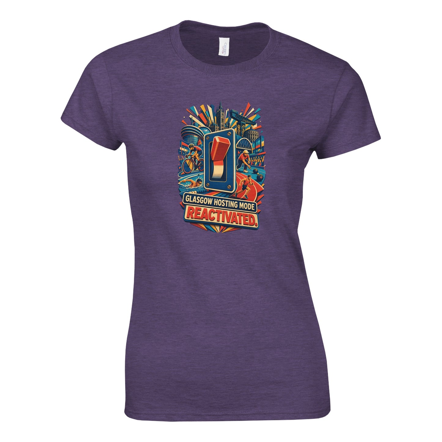 Glasgow Hosting Mode — Reactivated Women's T-shirt — product view 9