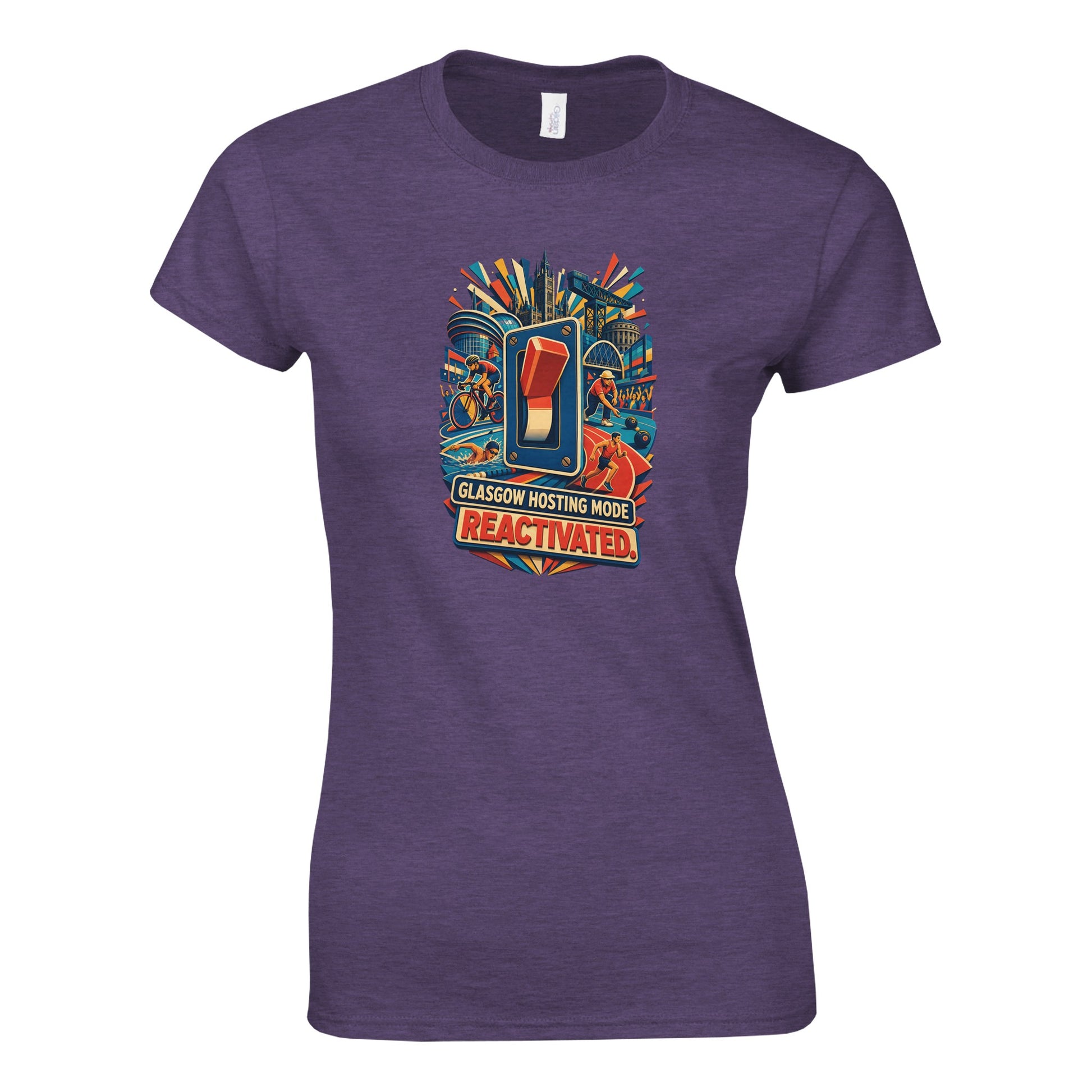Glasgow Hosting Mode — Reactivated Women's T-shirt — product view 9
