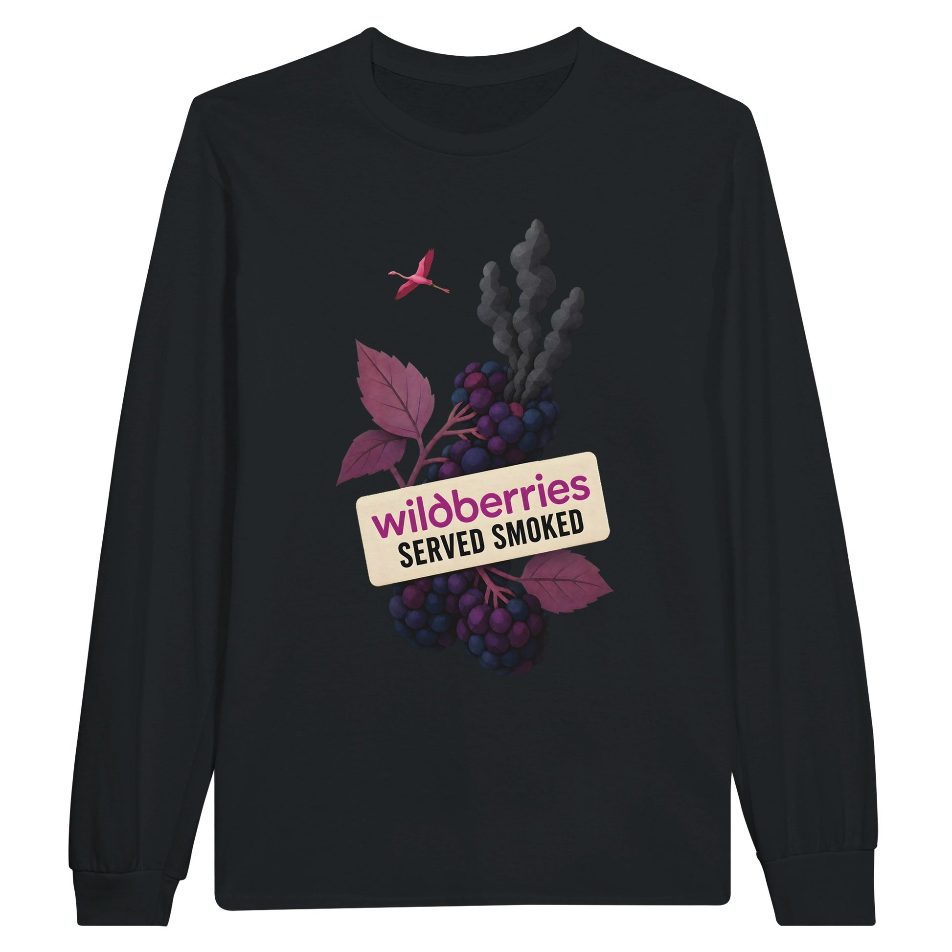 Wildberries, Served Smoked Long-Sleeve T-shirt — product view 7