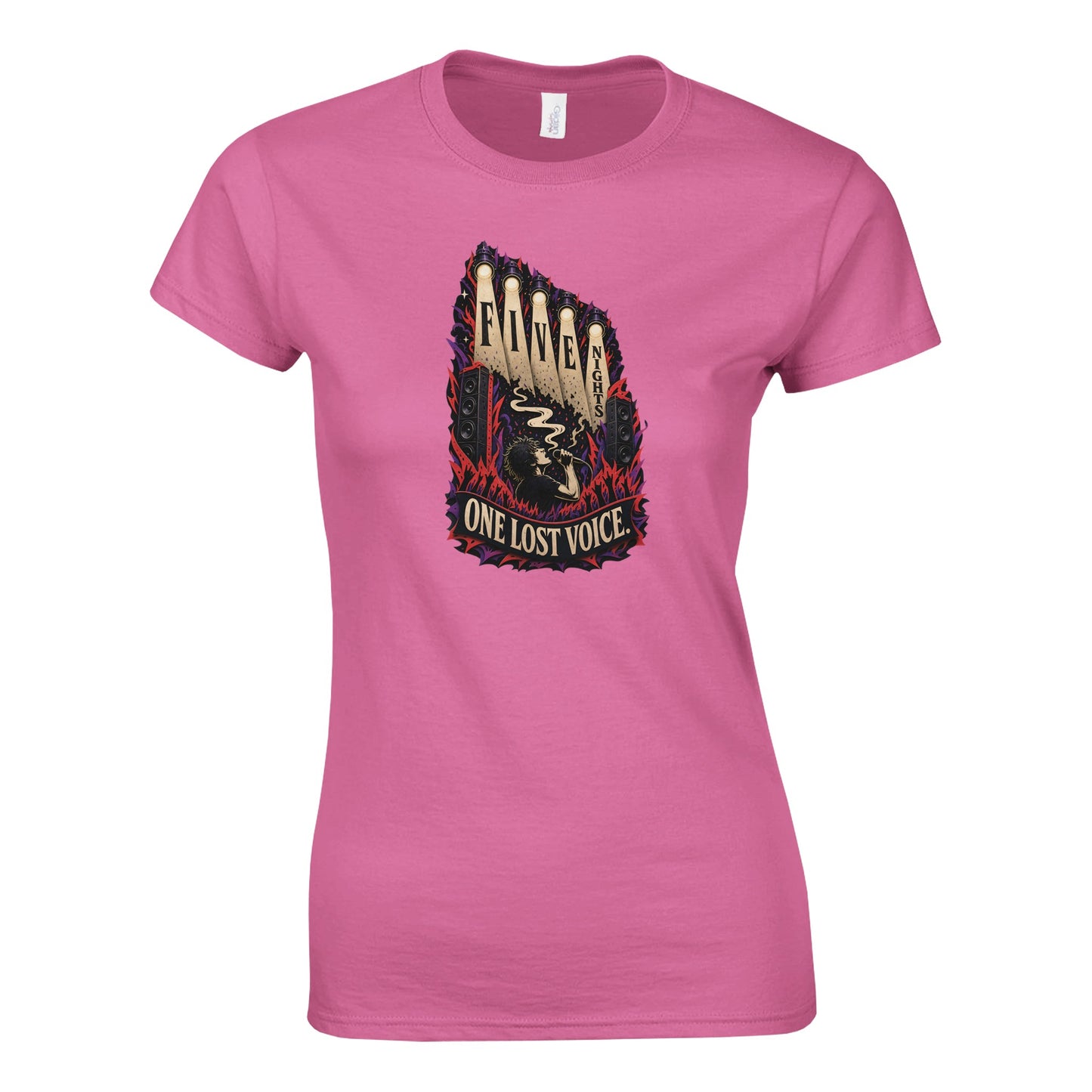 Five Nights, One Lost Voice Women's T-shirt — product view 4