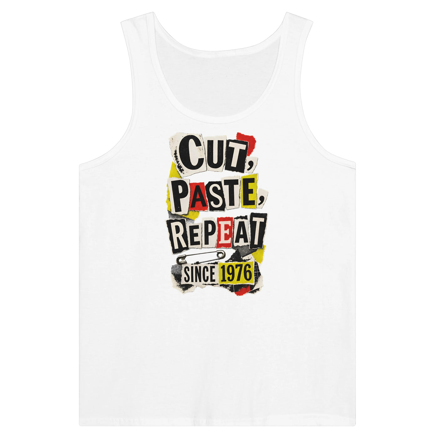 Cut, Paste, Repeat Since 1976 Premium Unisex Tank Top