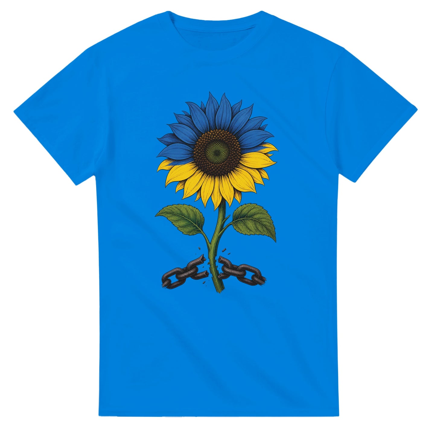 Ukraine Freedom Sunflower T-shirt — product view 2