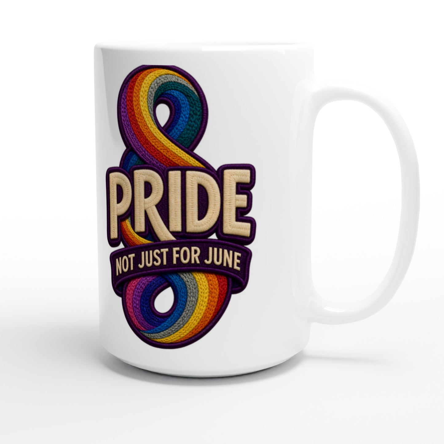 Pride: Not Just for June Large Mug — product view 3