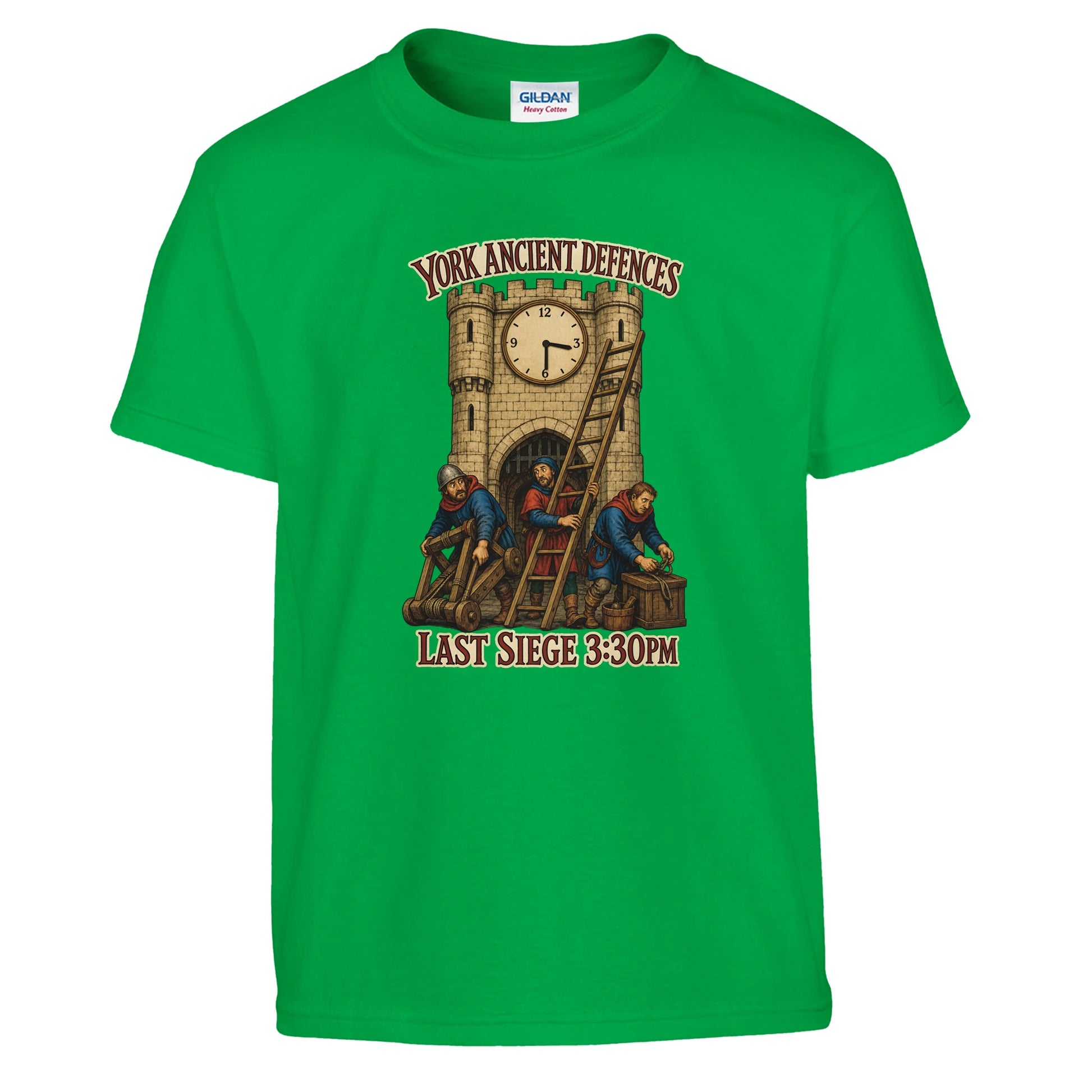 York Ancient Defences – Last Siege 3:30pm Kids' T-shirt — product view 8