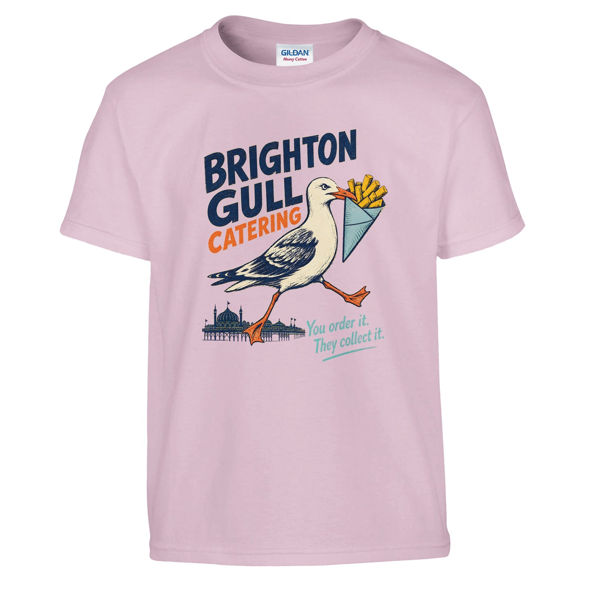 Brighton Gull Catering - You Order It, They Collect It Kids' T-shirt — product view 9