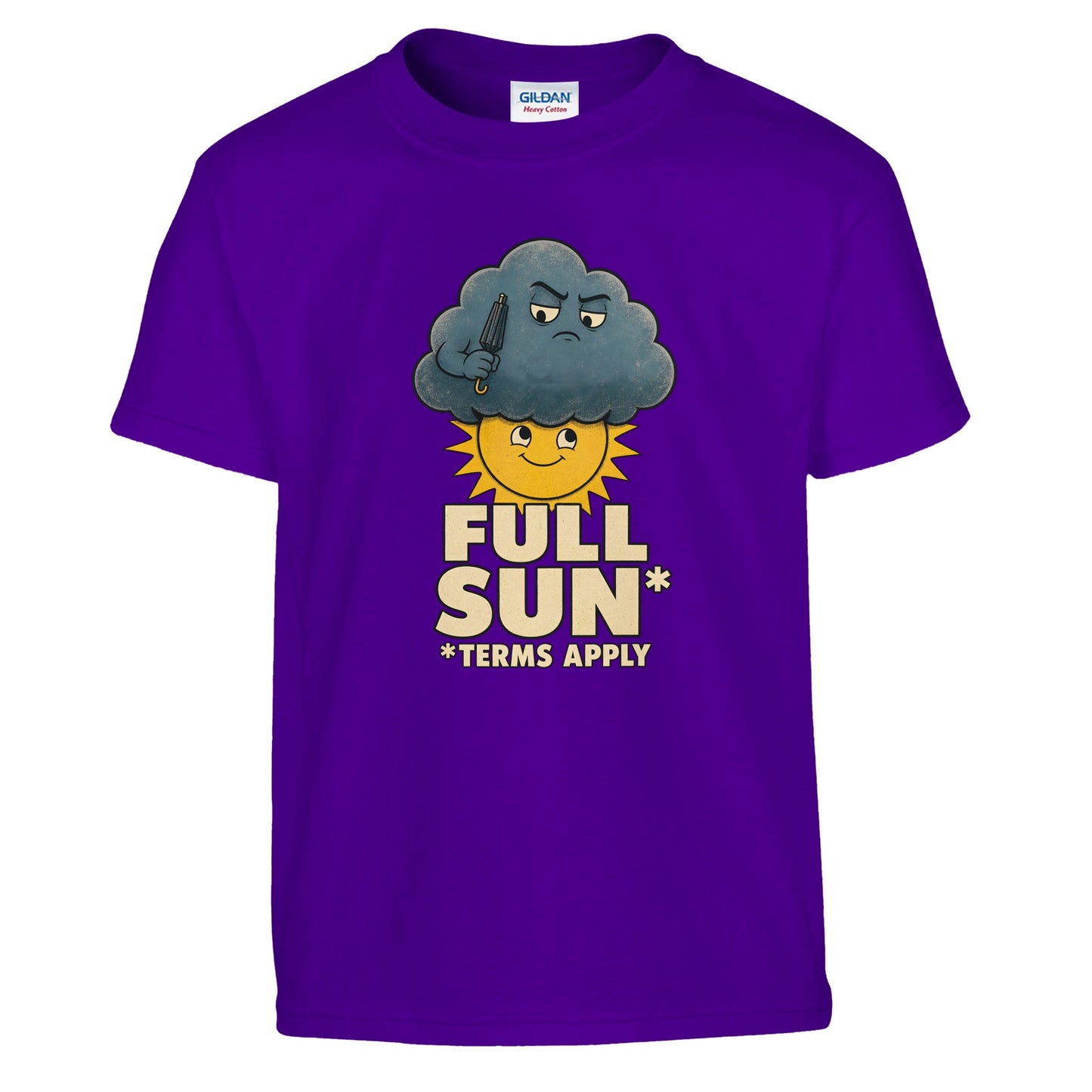 Full Sun, Terms Apply Weather Graphic Kids' T-shirt — product view 6