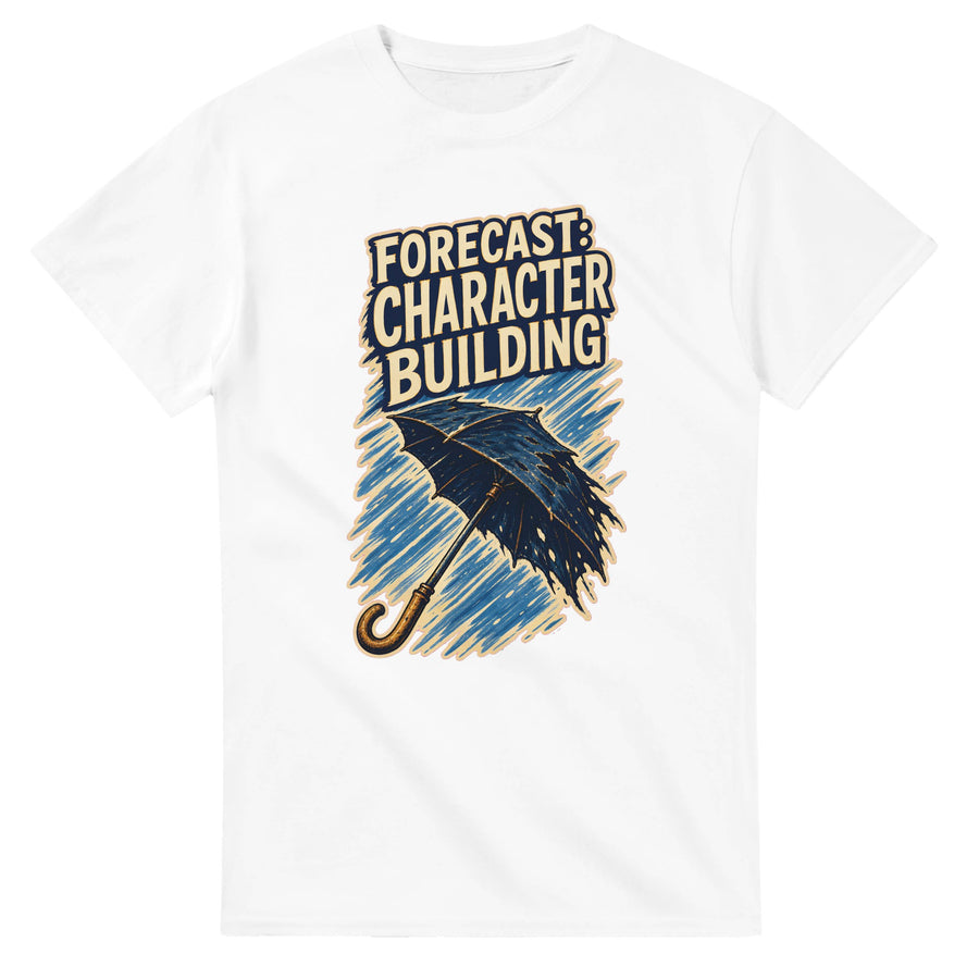 Forecast: Character Building – British Weather T-Shirt & Print