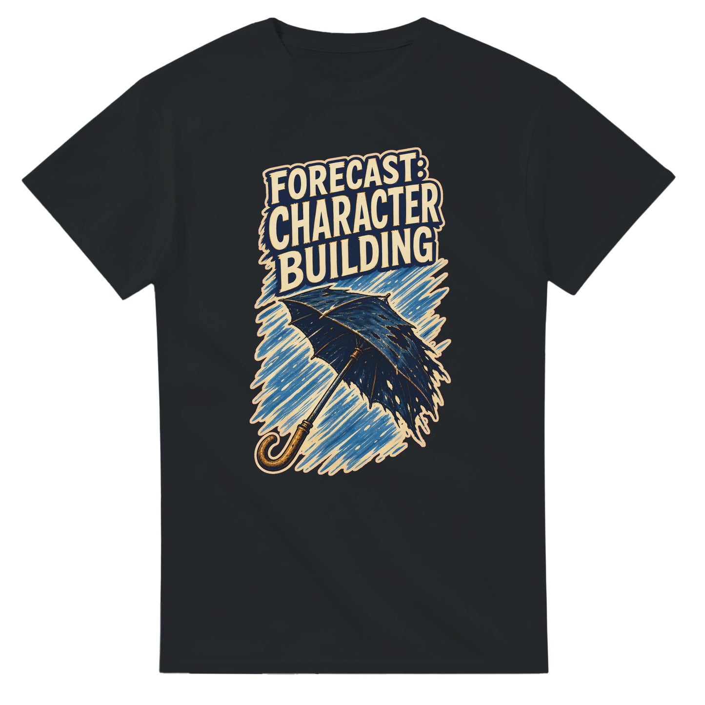 Forecast: Character Building – British Weather T-Shirt & Print — product view 10